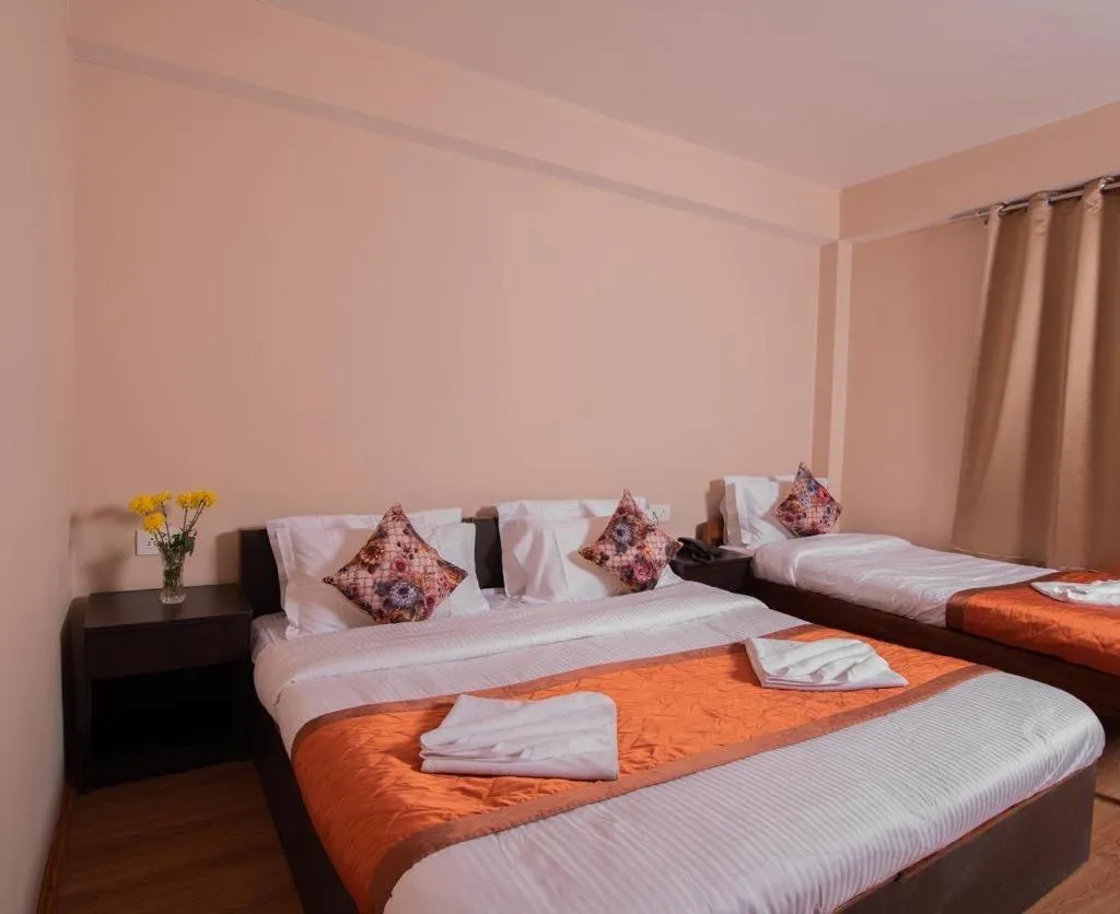 Bedroom, Bed in Hotel Shambhala