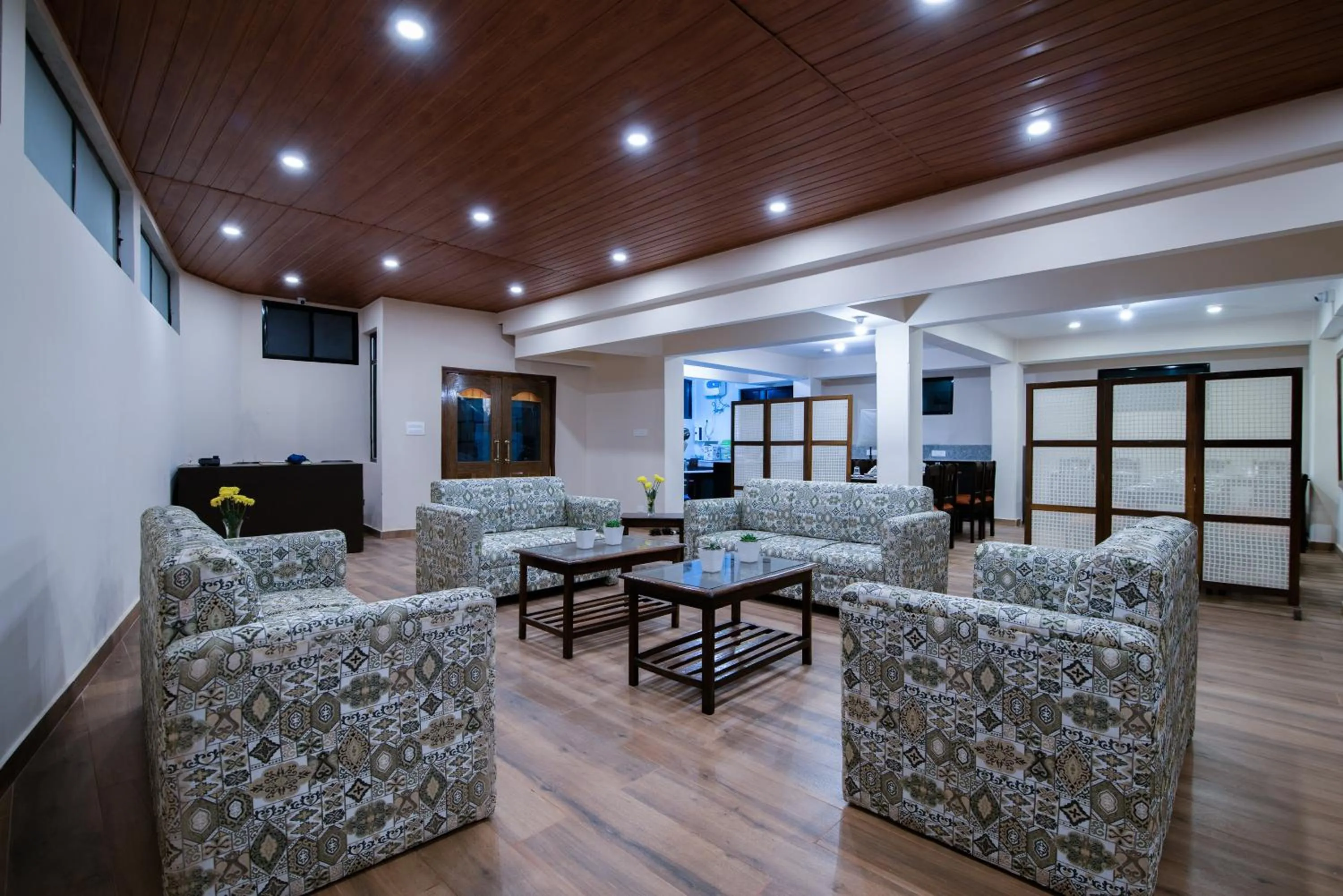 Living room in Hotel Shambhala