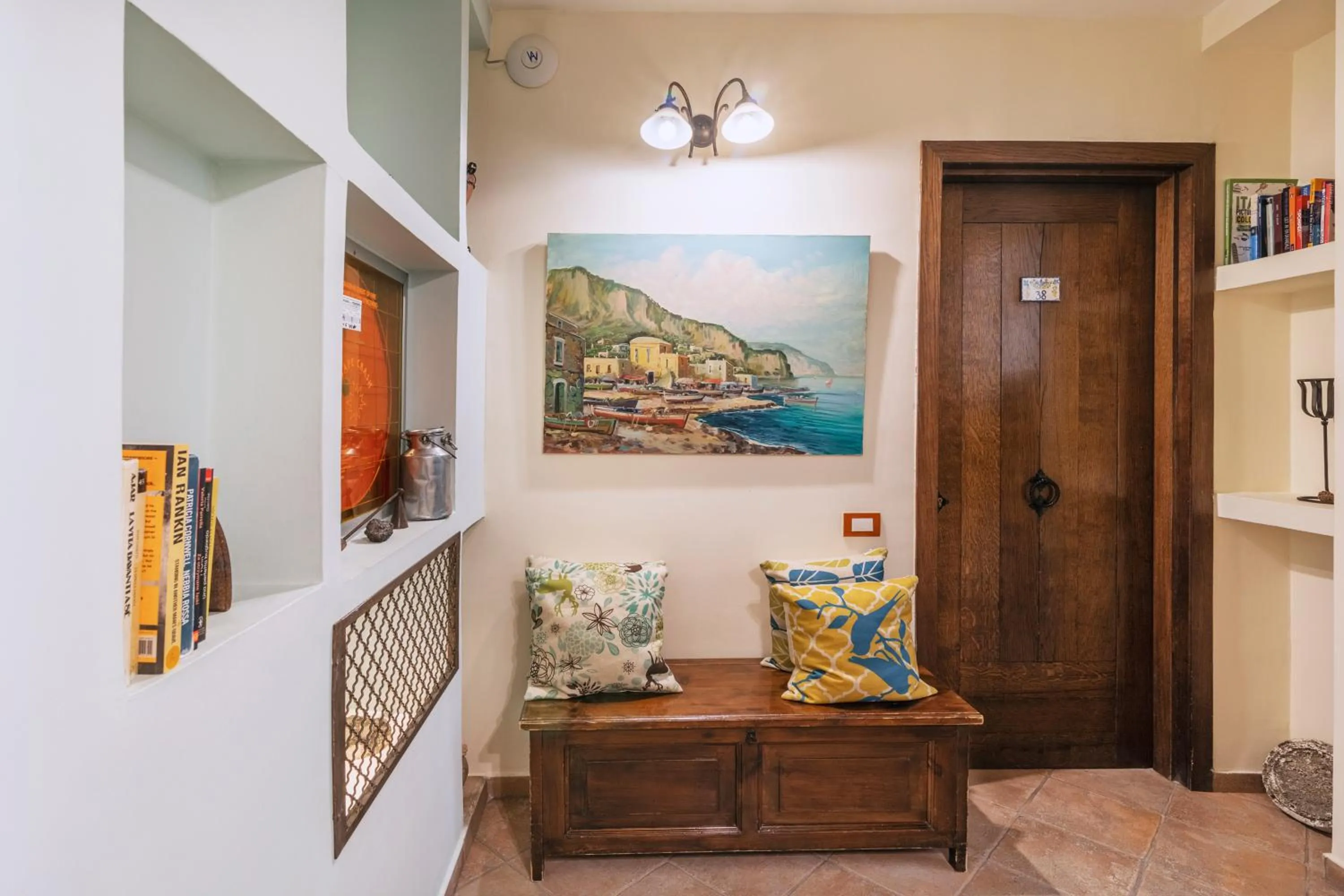 Decorative detail in Hotel Il Convento