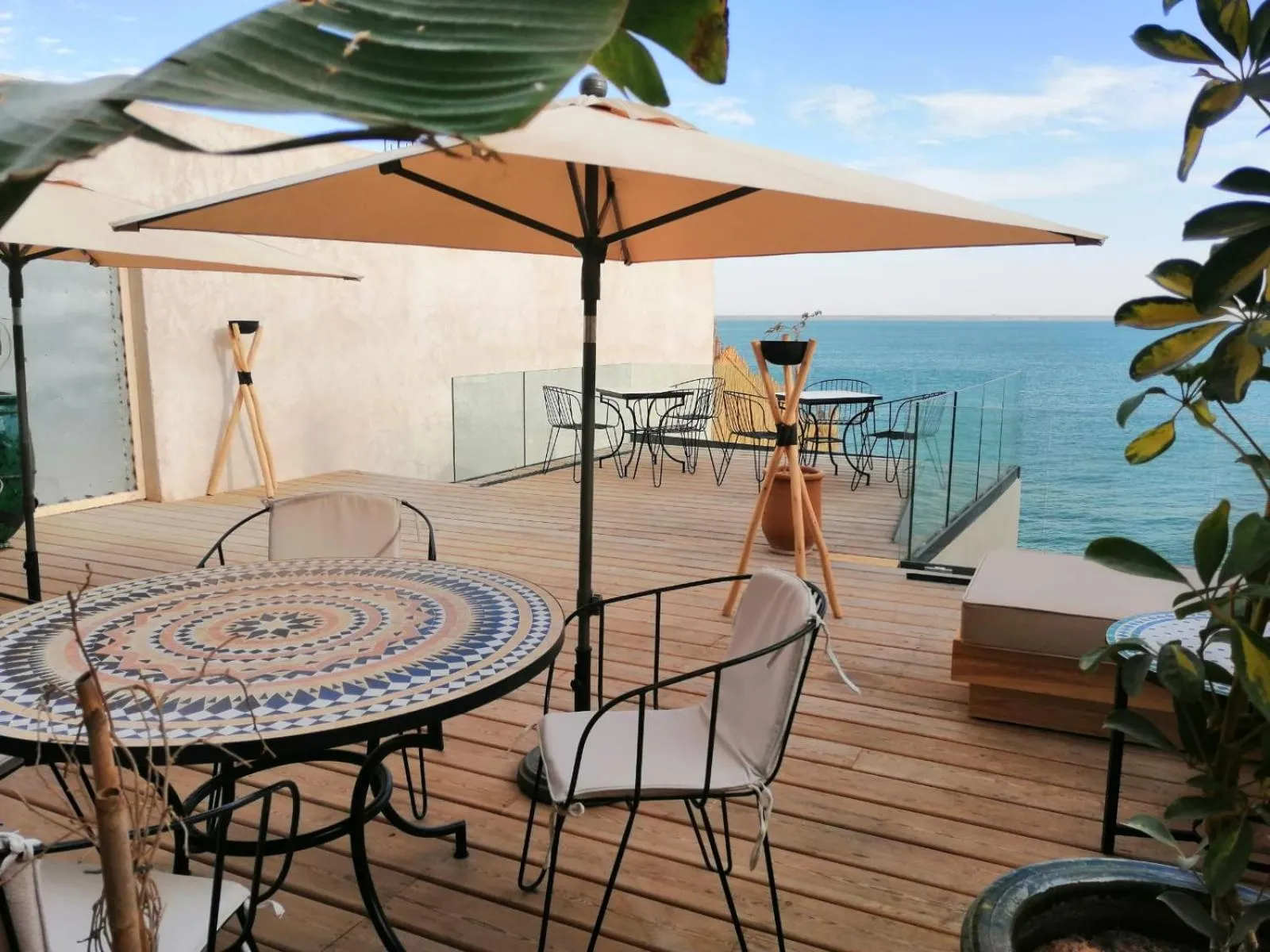 Patio in Hôtel Oasis Dakhla