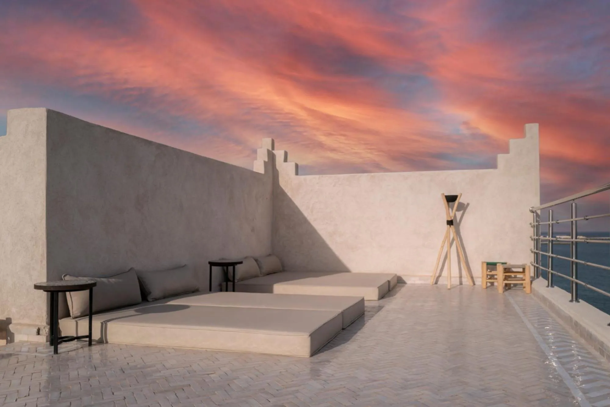 Patio in Hôtel Oasis Dakhla