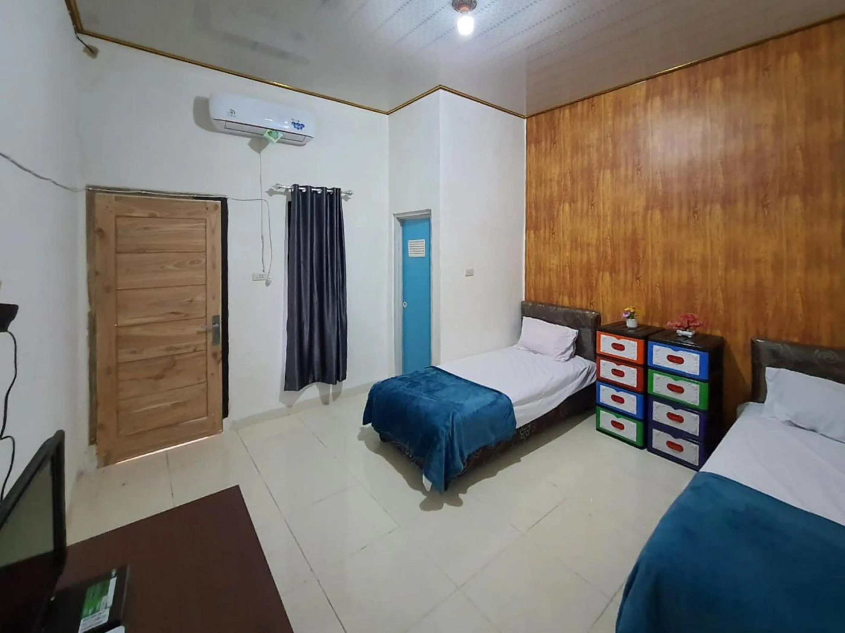 Bed in RedDoorz Syariah at Labuhan Maringgai Lampung