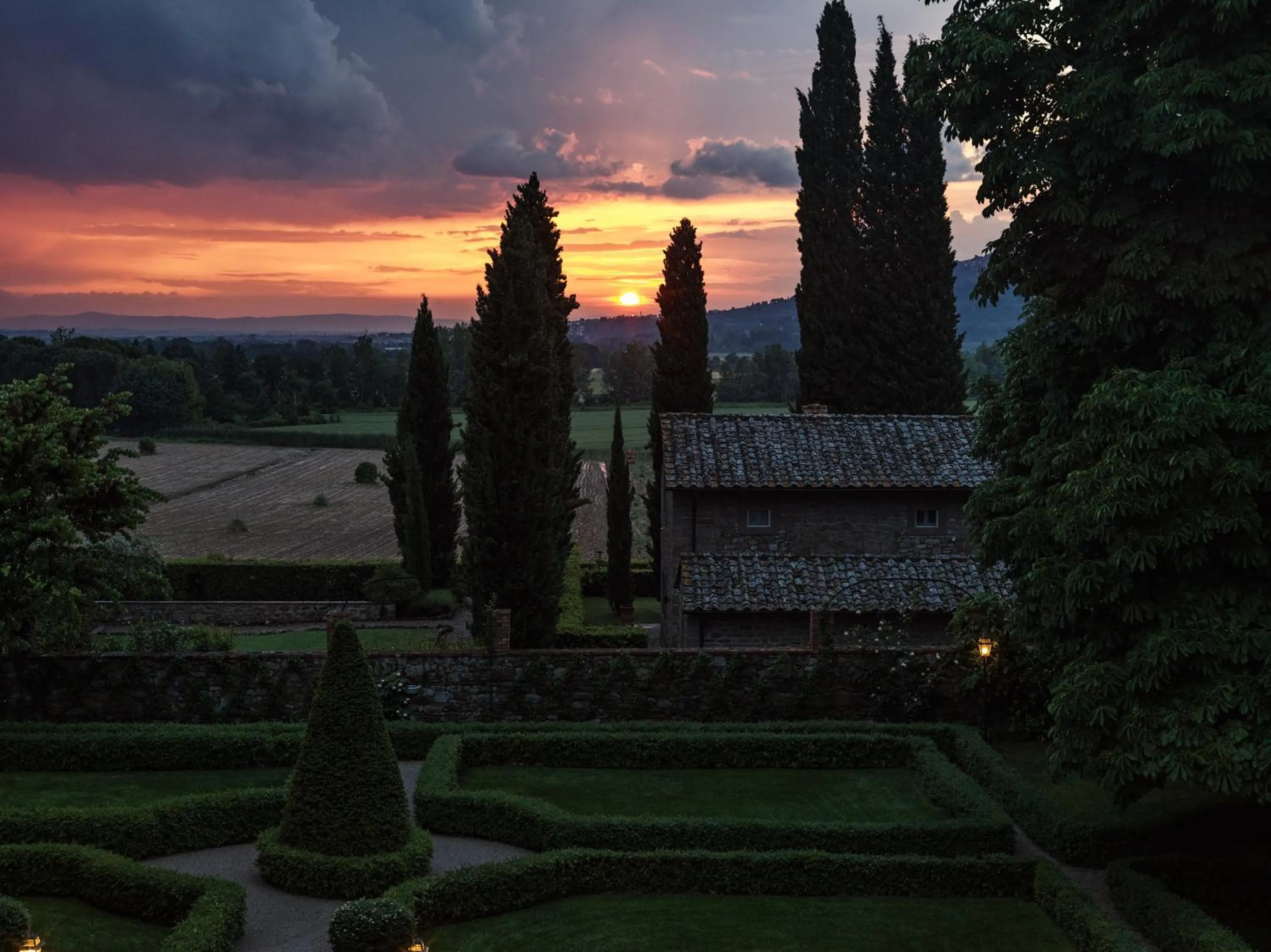 Garden view in Villa di Piazzano - Small Luxury Hotels of the World