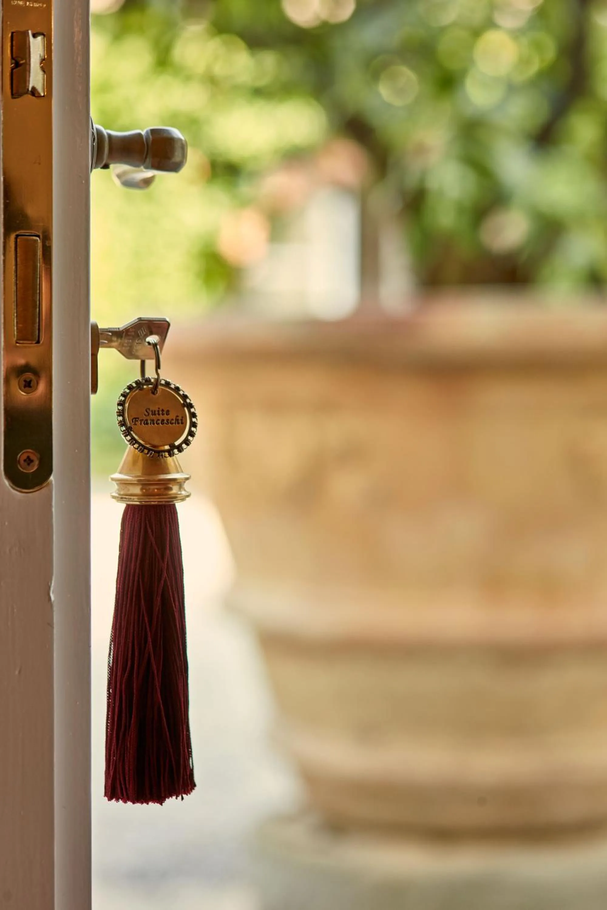 Decorative detail in Villa di Piazzano - Small Luxury Hotels of the World