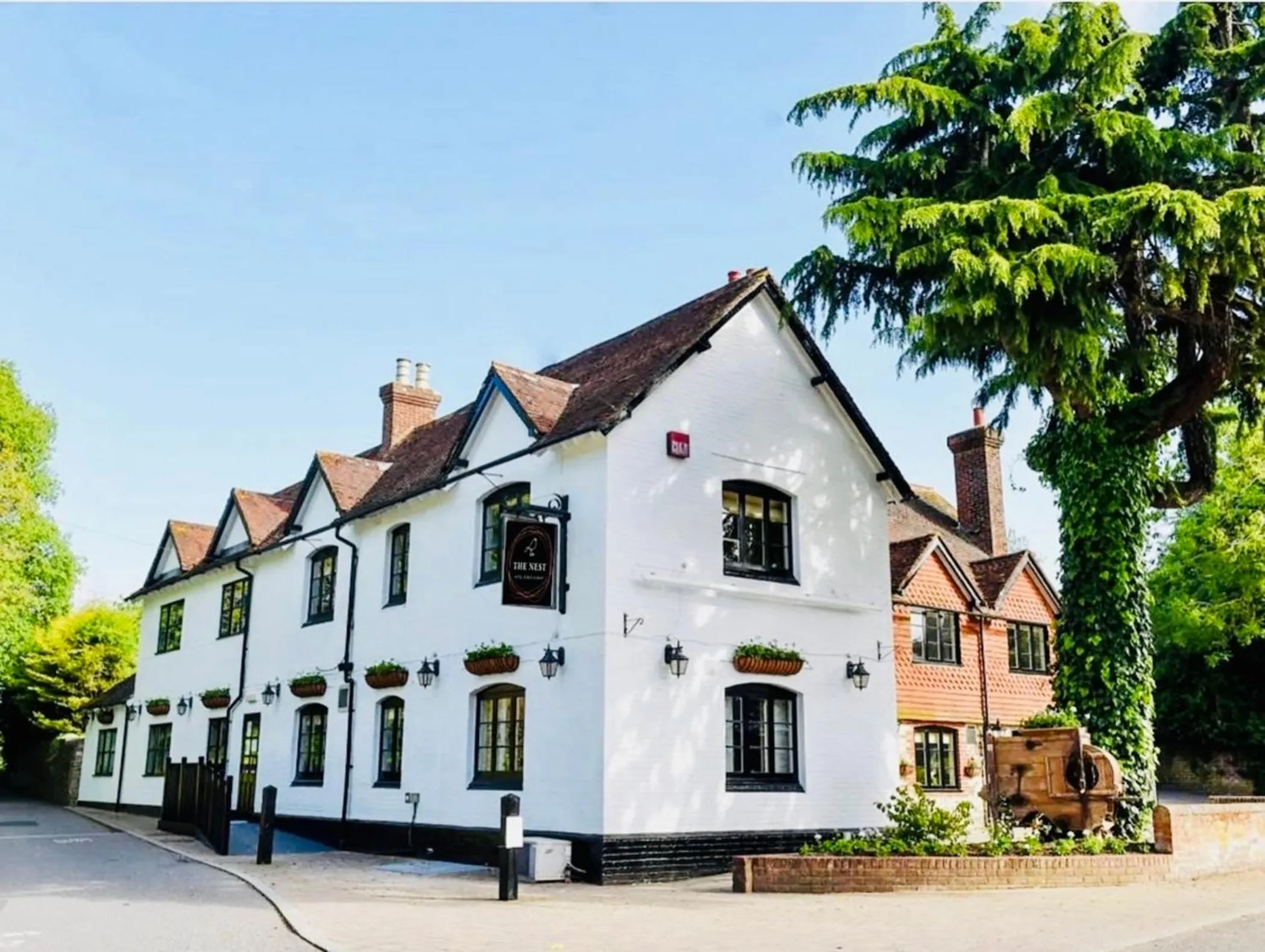 Property building in The Nest Hotel & Restaurant