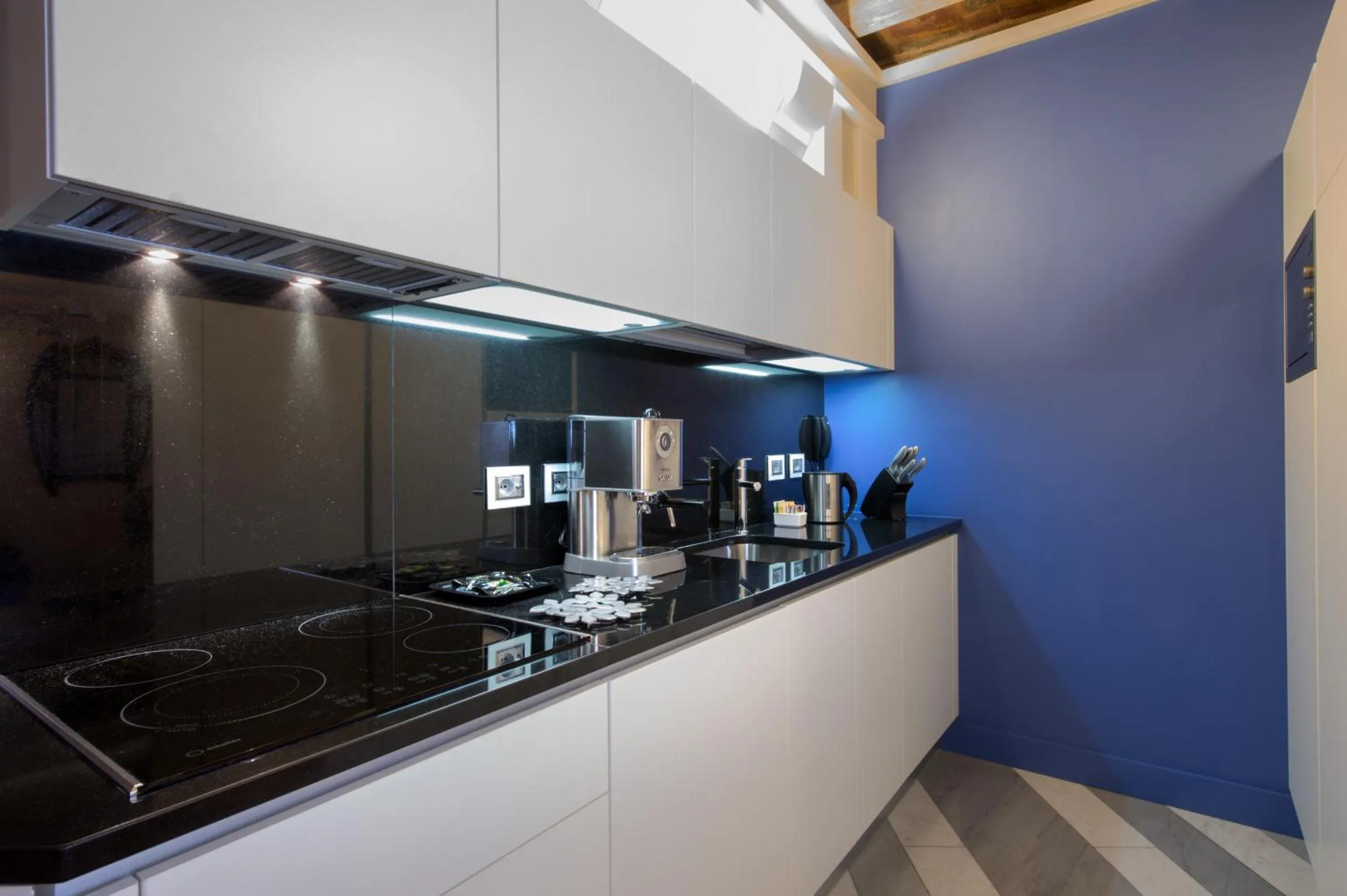 Kitchen or kitchenette in Art Hotel Orologio