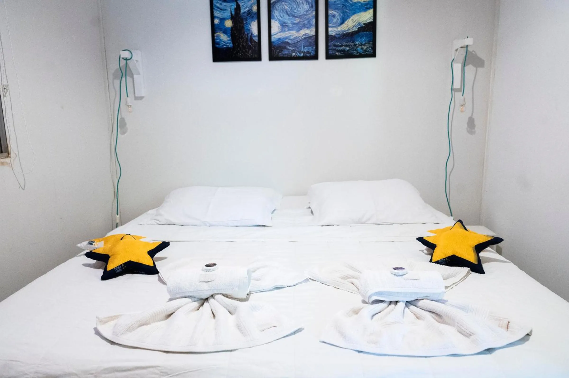 Bed in Pousada Estrela Cordel