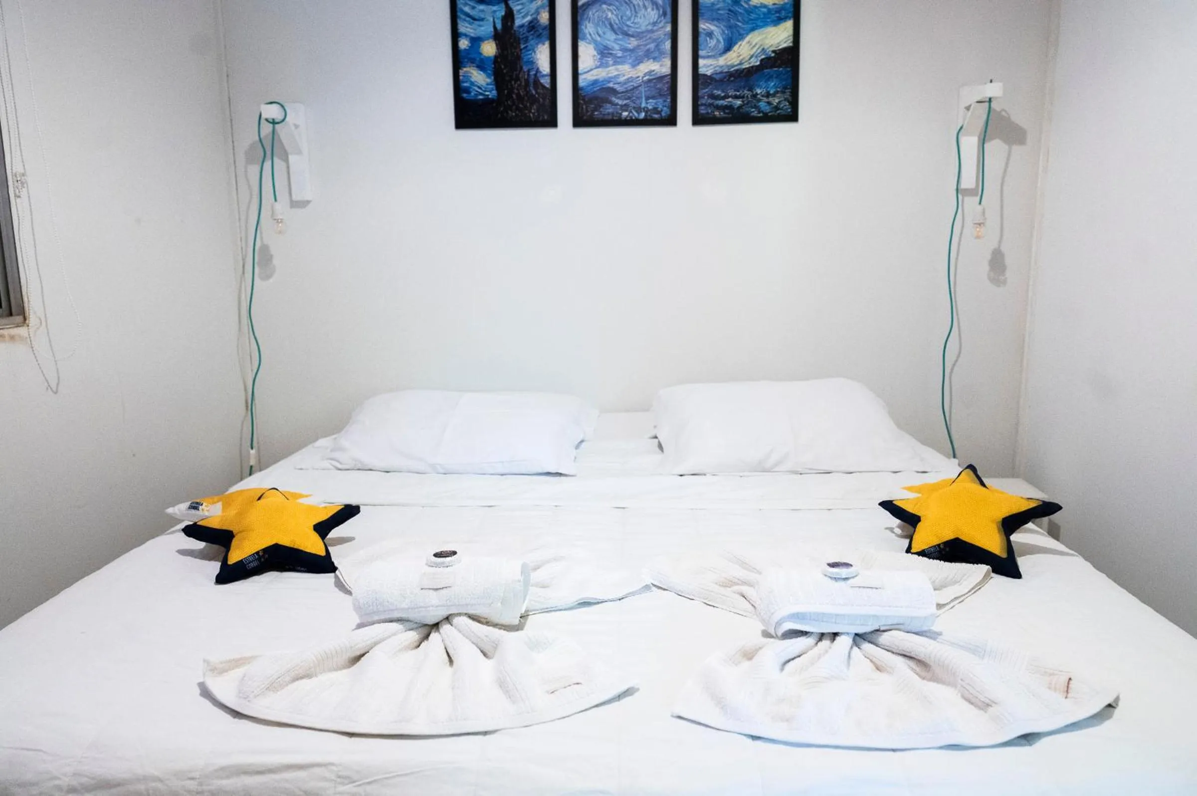 Bed in Pousada Estrela Cordel