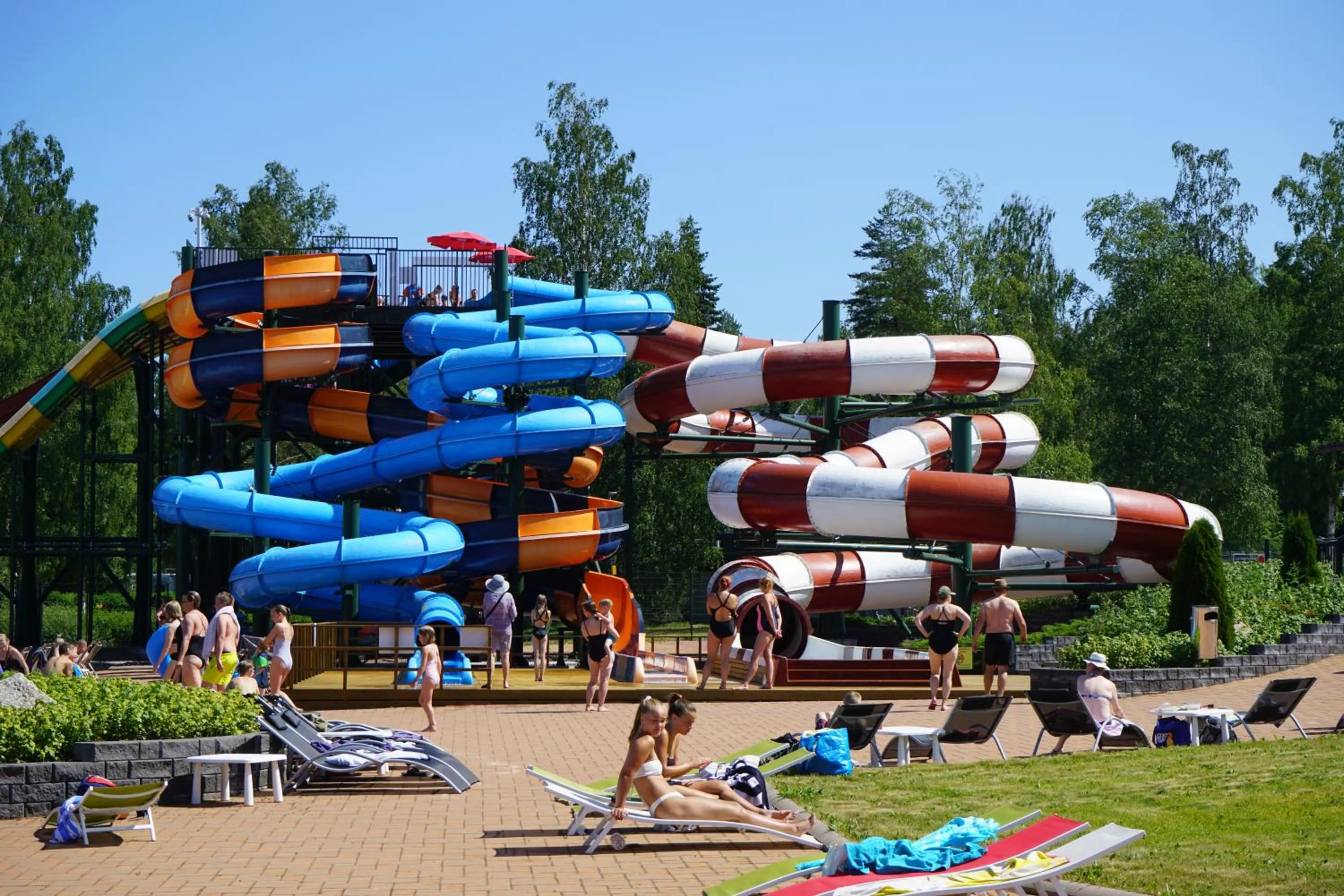 Aqua park in Break Sokos Hotel Tykkimäki Resort