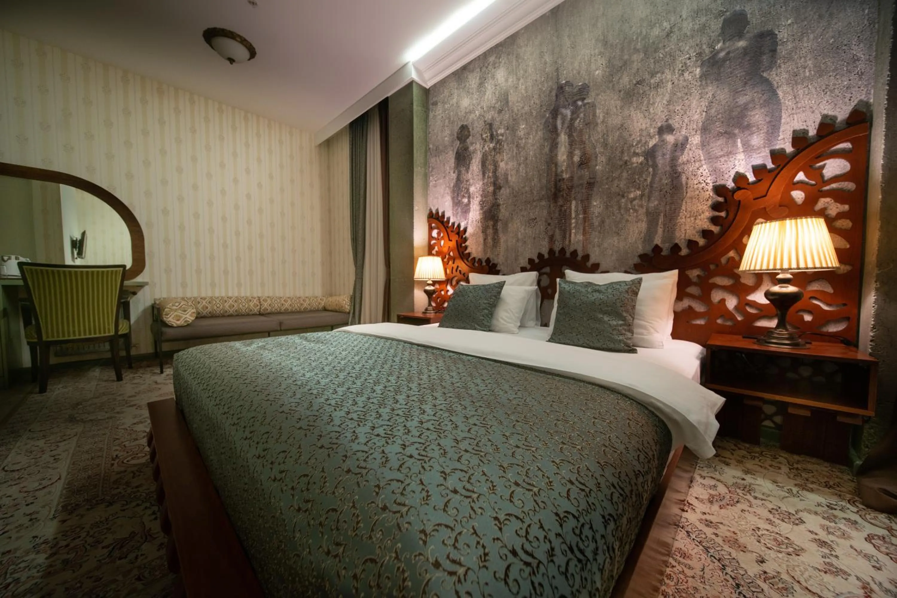 Bed in Ati Ambavi Botique Hotel Gudauri