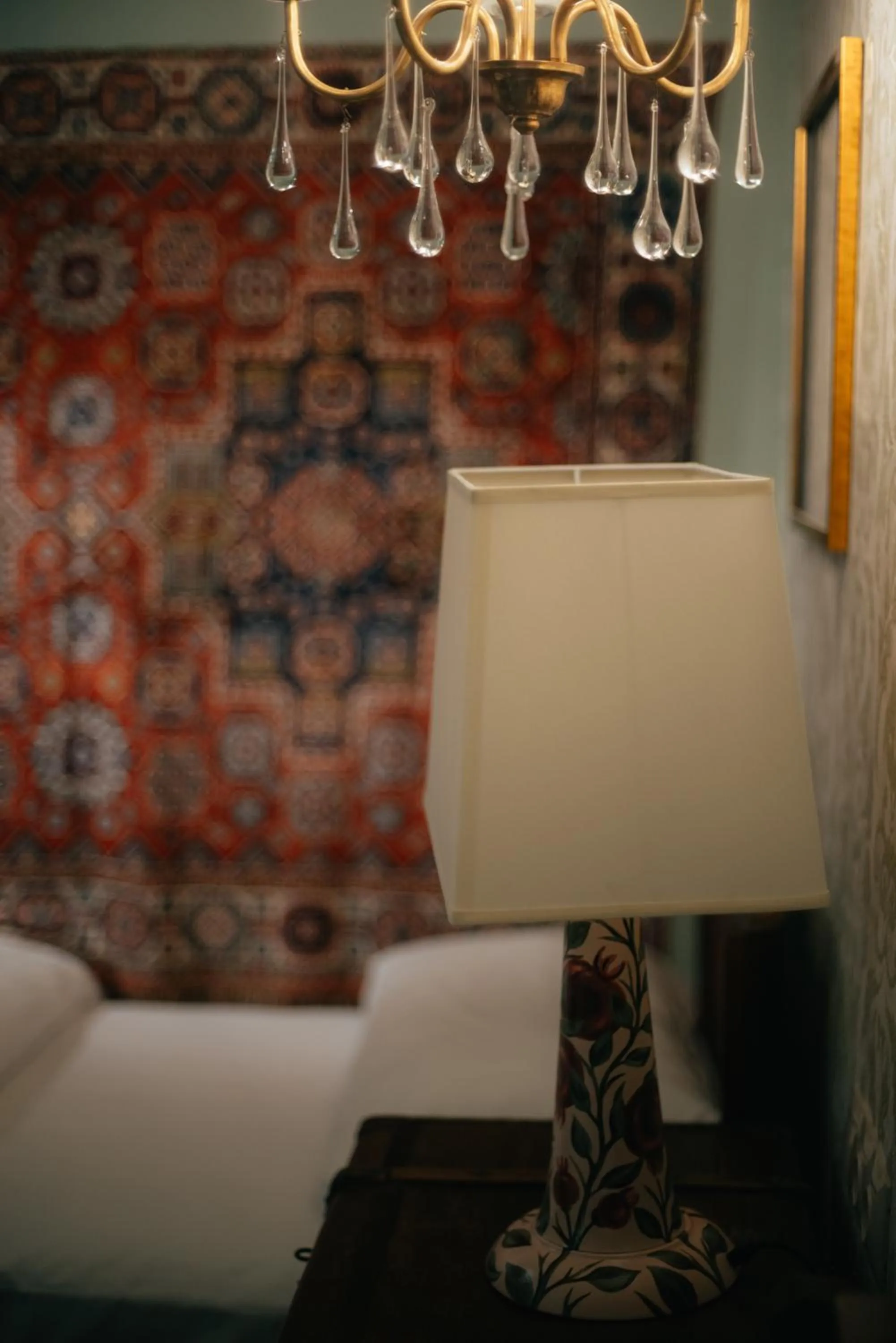 Decorative detail, Bed in Ati Ambavi Botique Hotel Gudauri