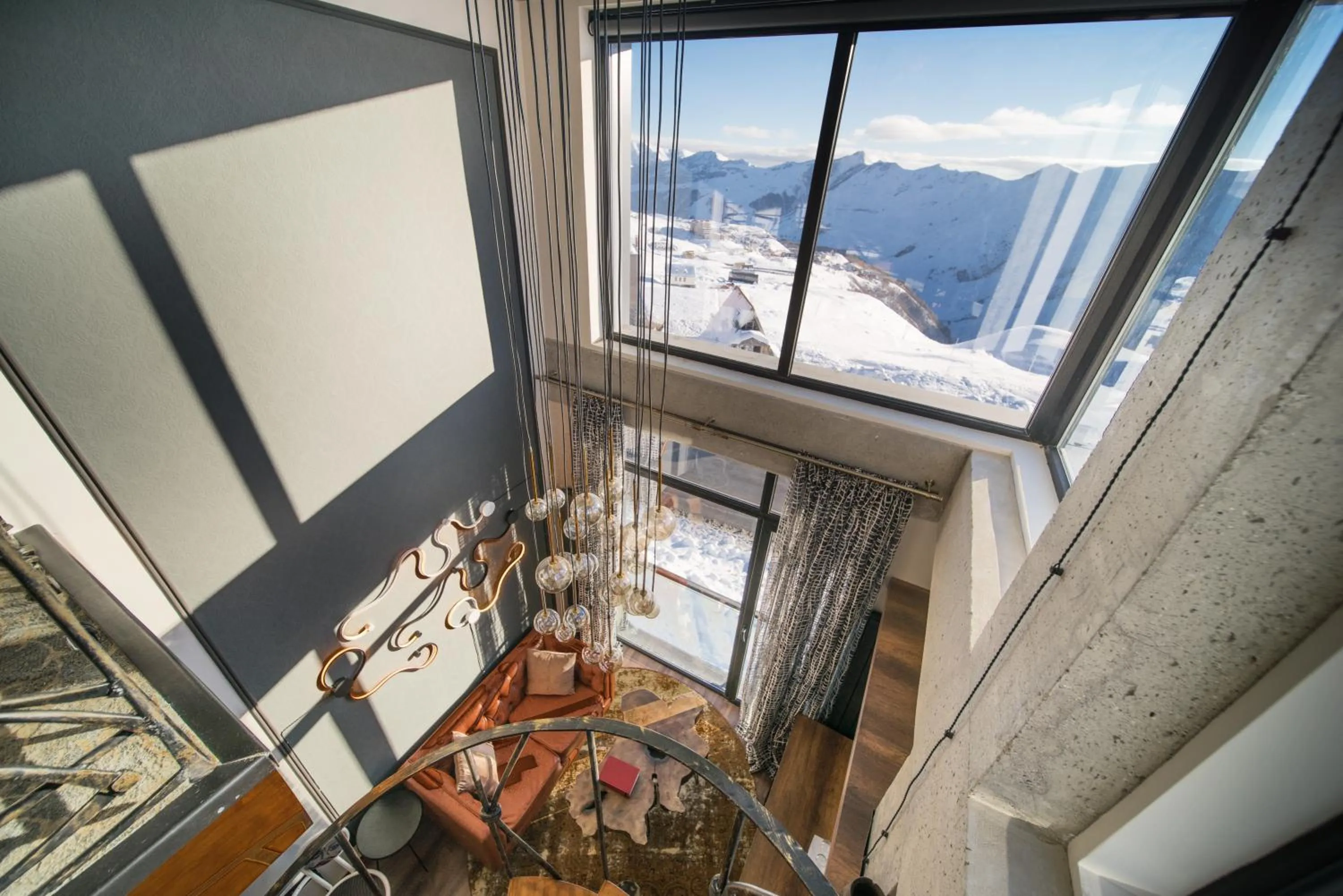 Balcony/Terrace in Ati Ambavi Botique Hotel Gudauri