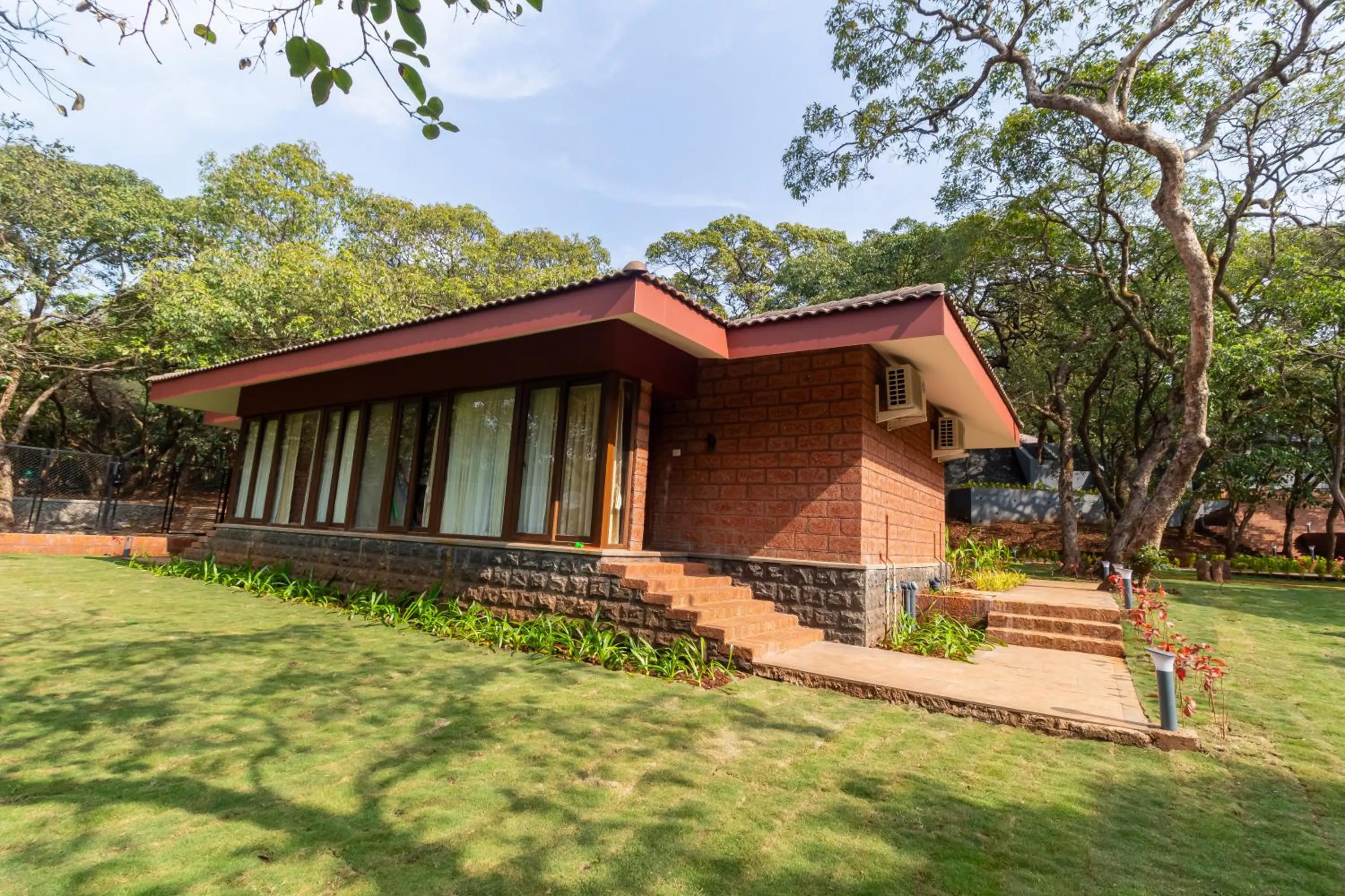 Property building in R R Heritage Resort Pure Vegetarian