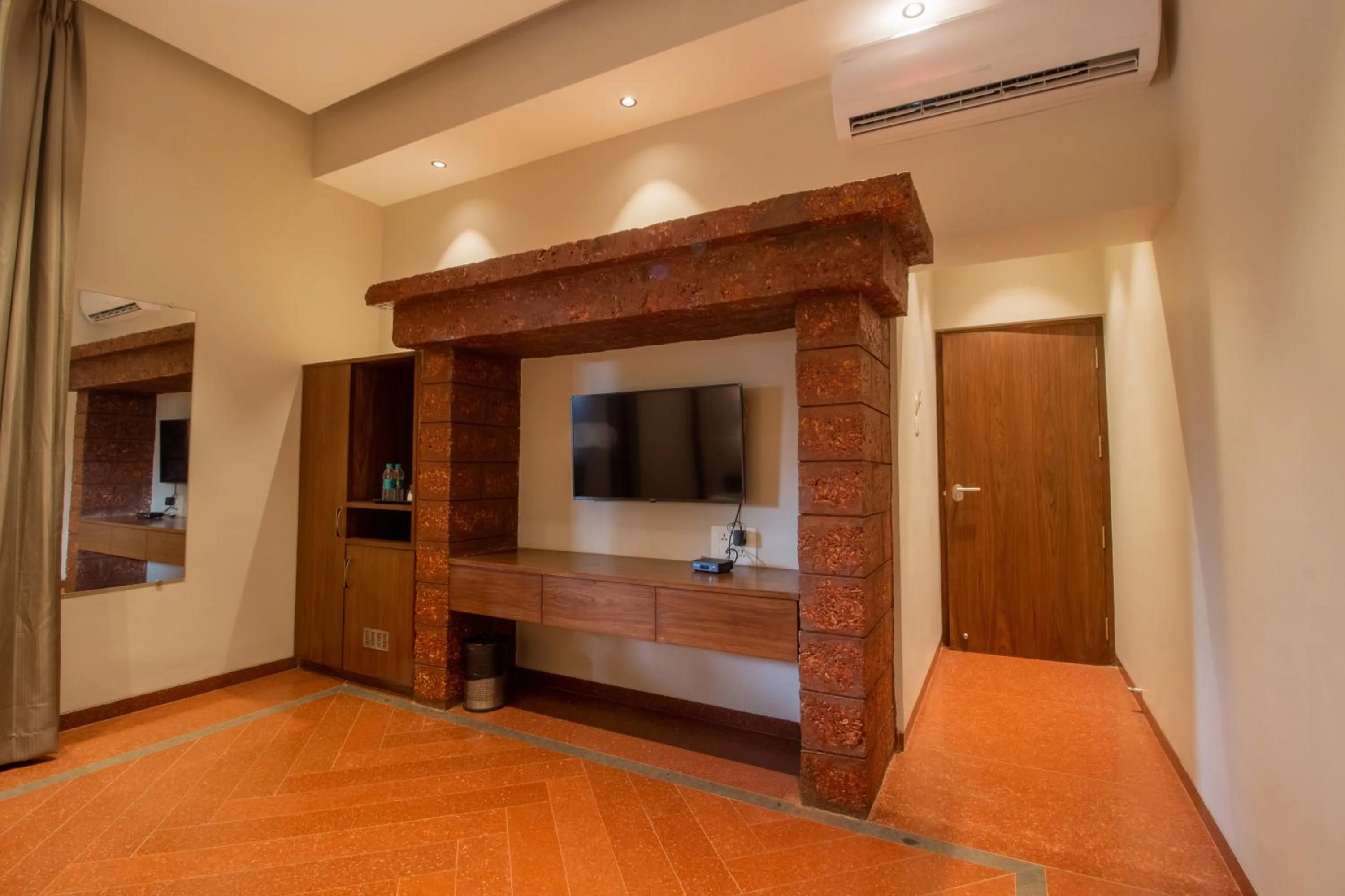 Bedroom in R R Heritage Resort Pure Vegetarian