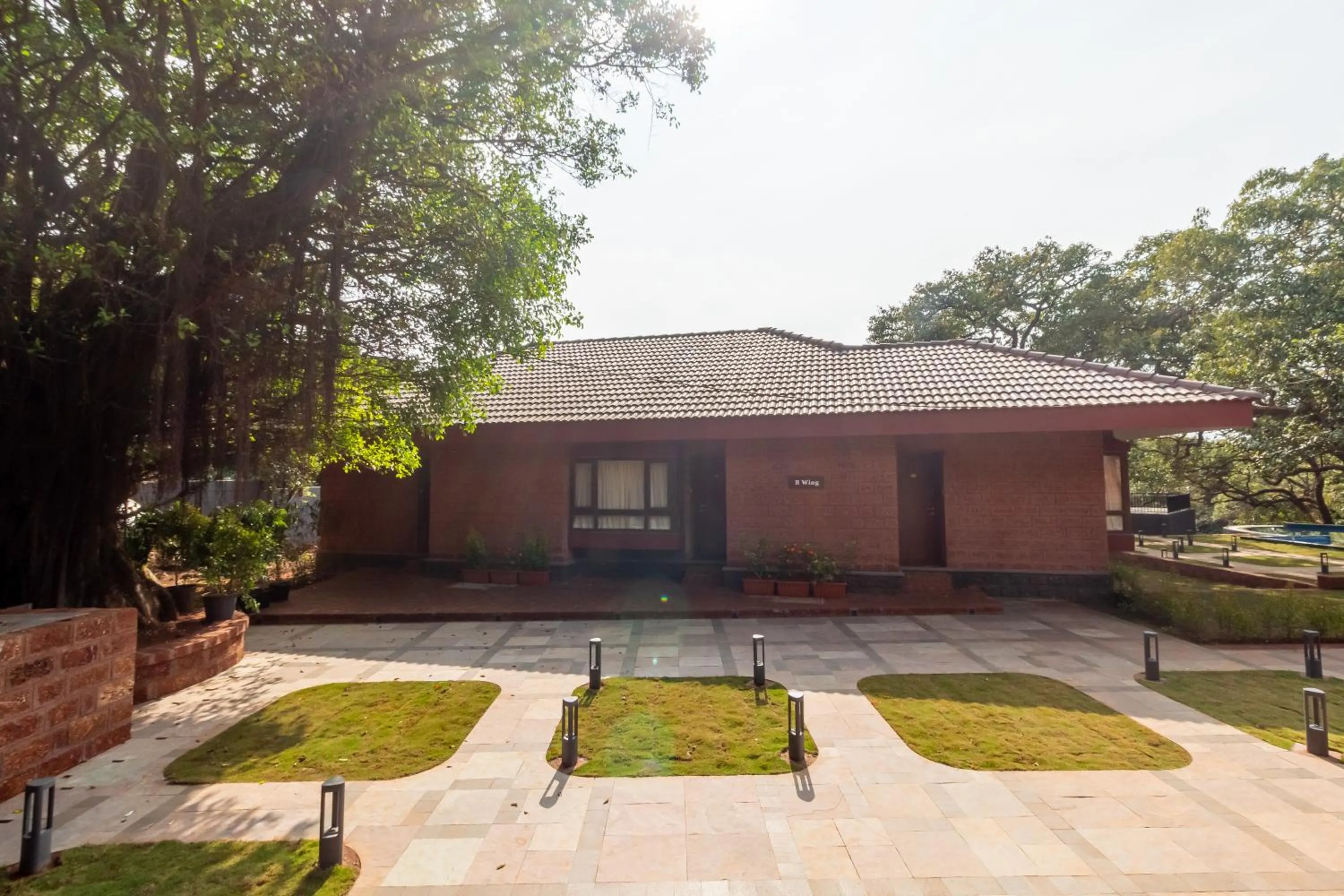 Property building in R R Heritage Resort Pure Vegetarian