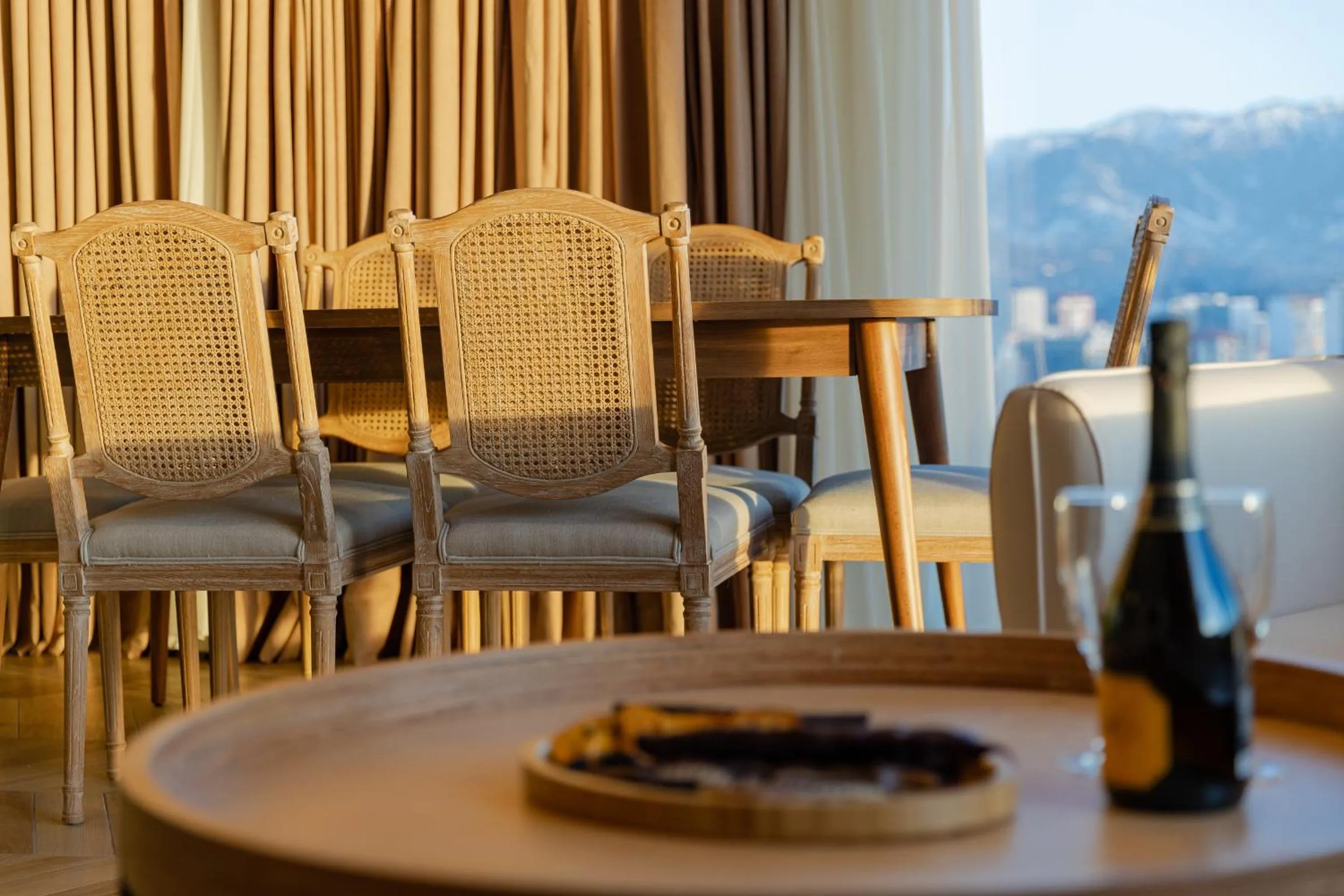 Dining area in MiraMar Luxury Residences