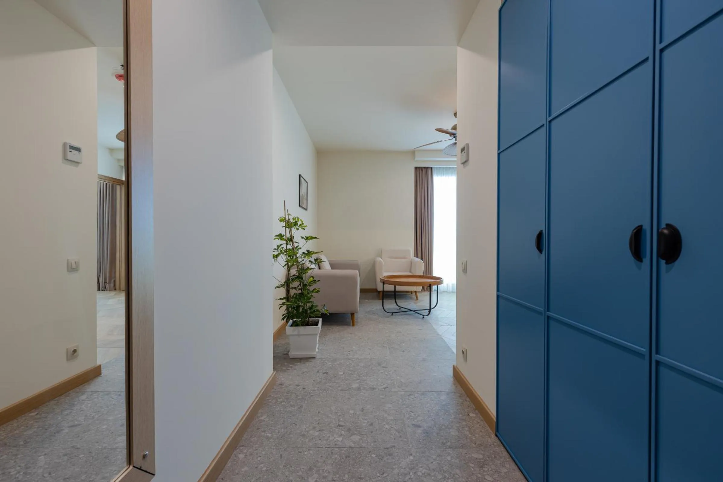 Seating area in MiraMar Luxury Residences