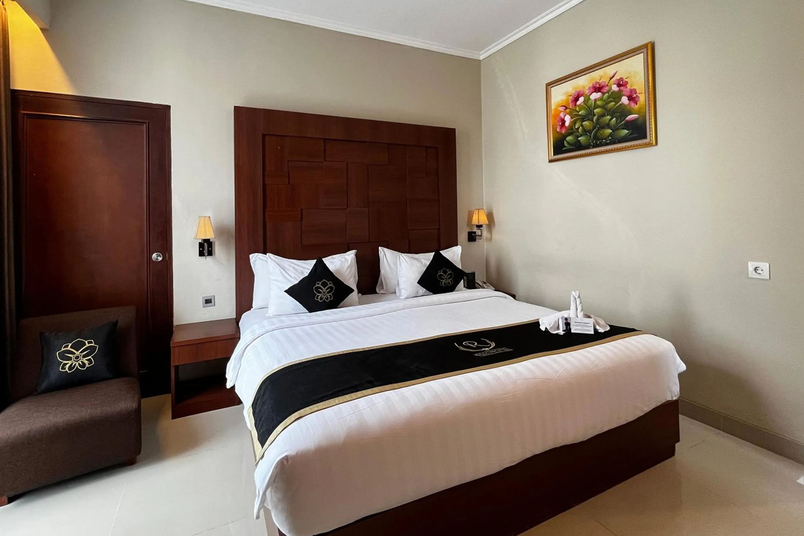 Bed in Riss Hotel Malioboro
