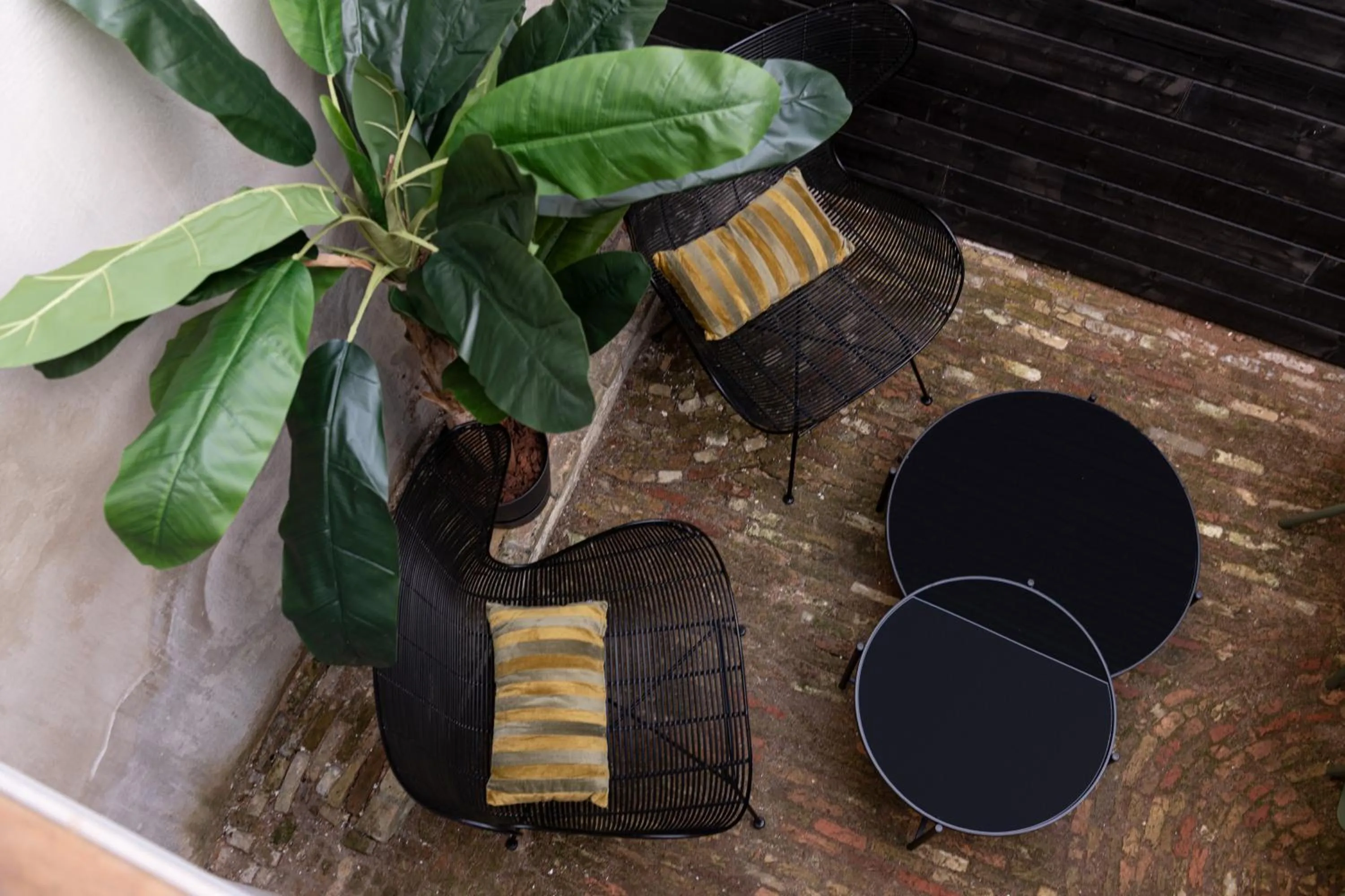 Patio in Boutiquehotel Princenjagt