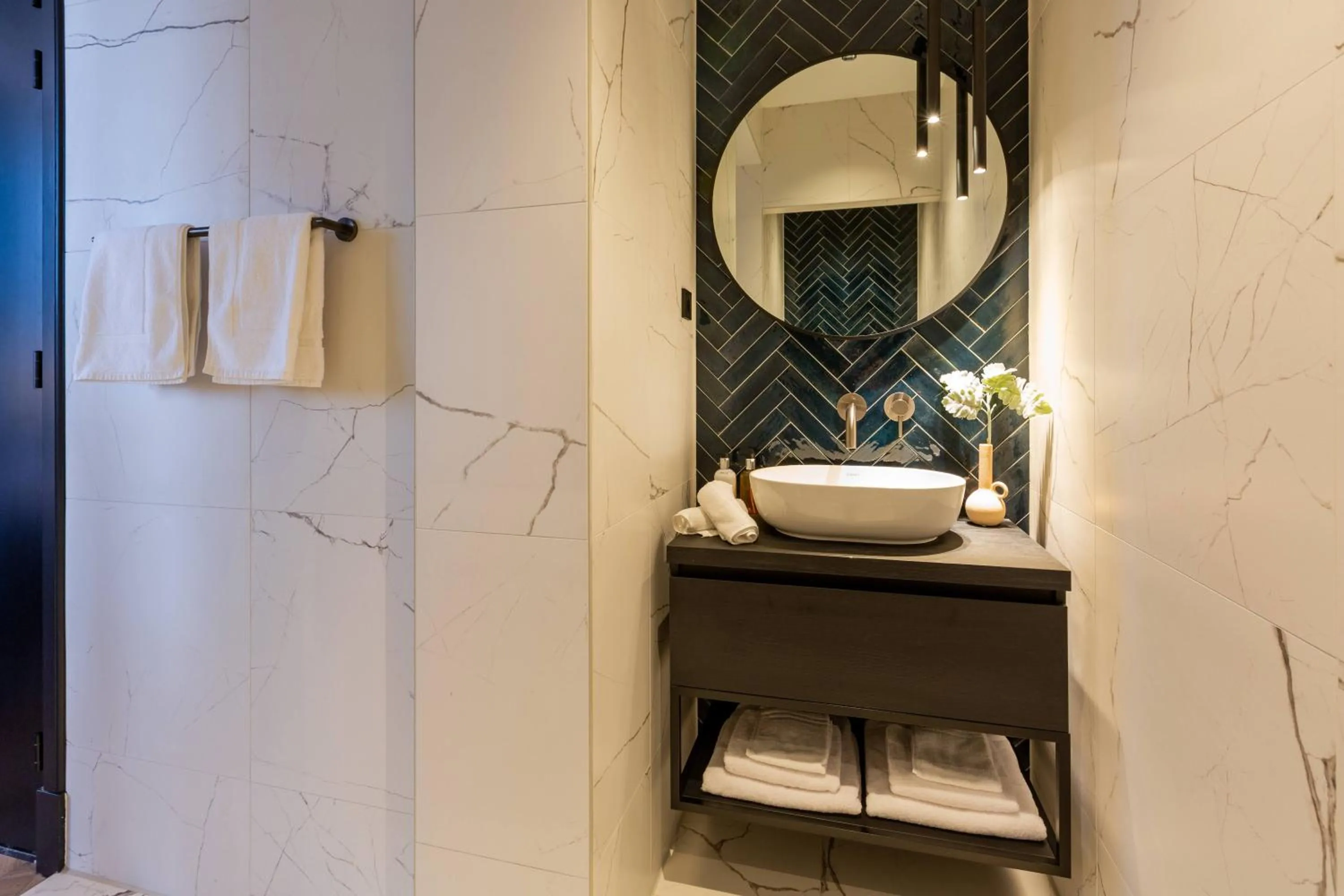 Bathroom in Boutiquehotel Princenjagt