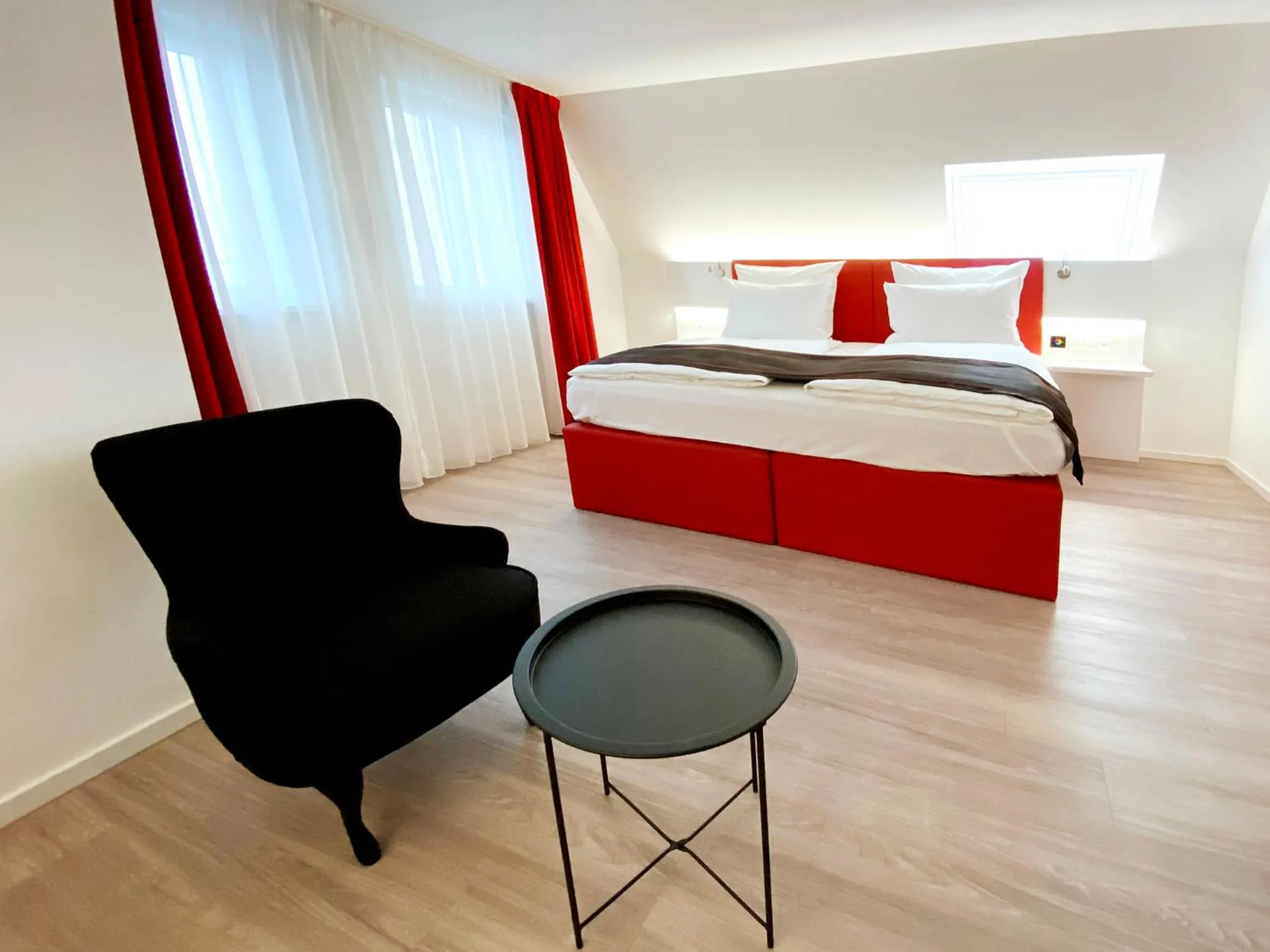 Photo of the whole room, Bed in DORMERO Hotel Hersbruck