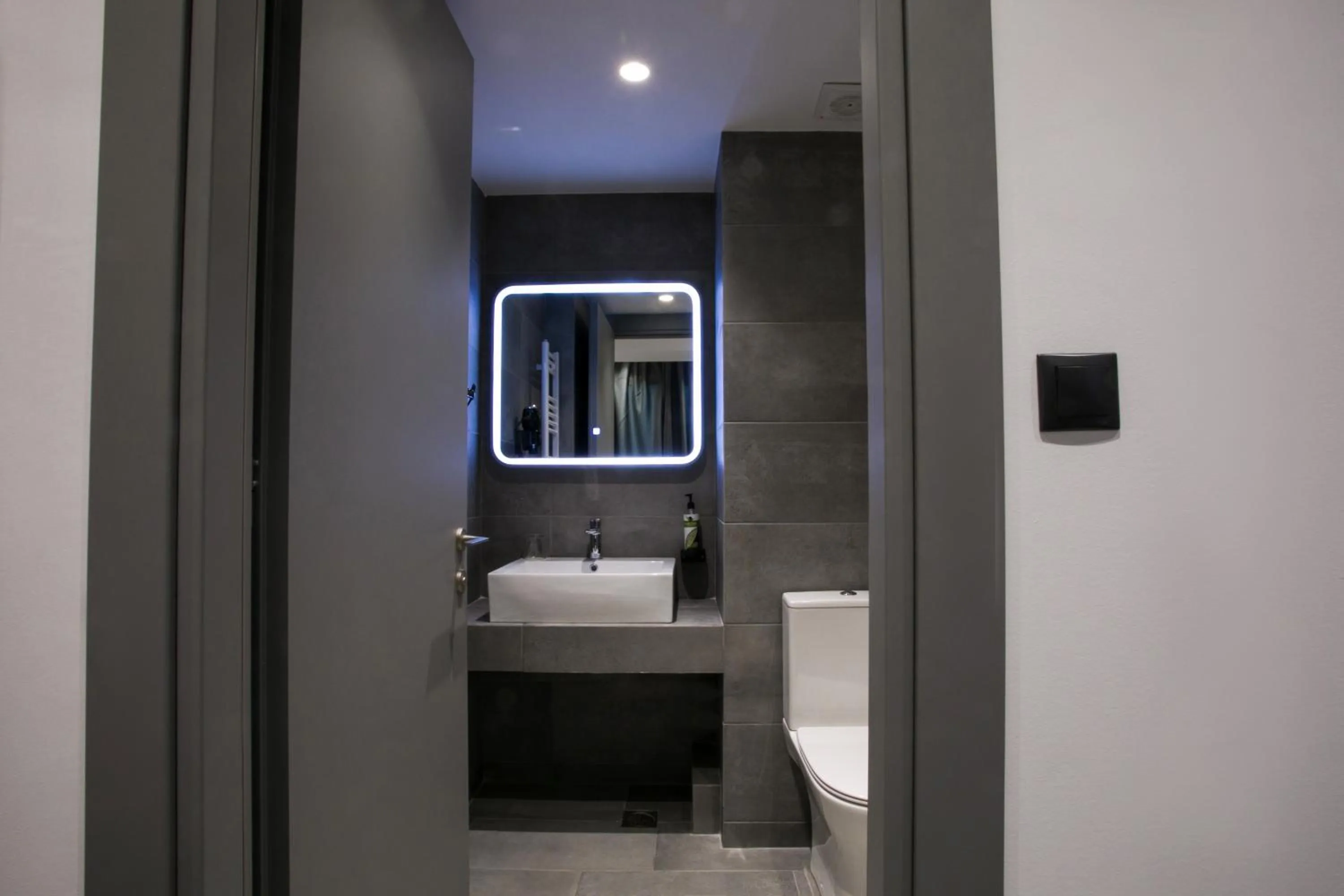 Bathroom in White Trilogy