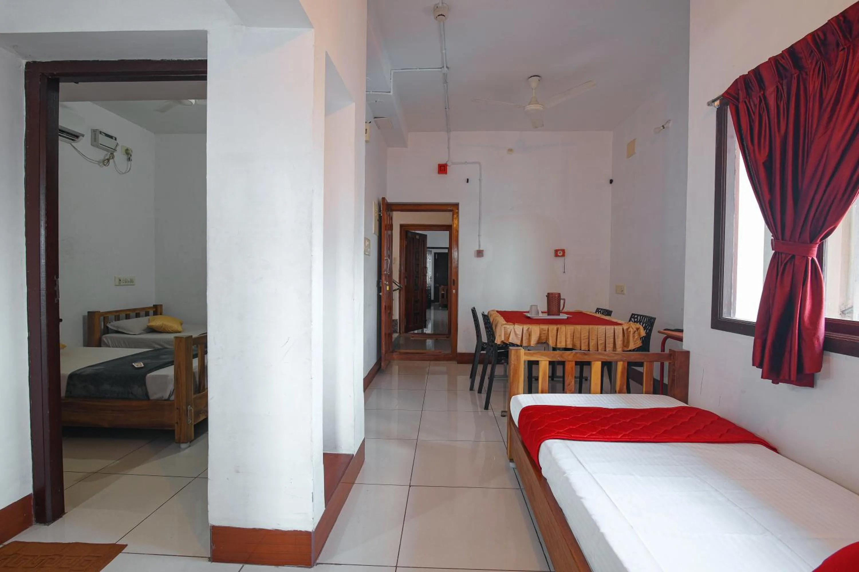 Dining area, Bed in Manora Residency