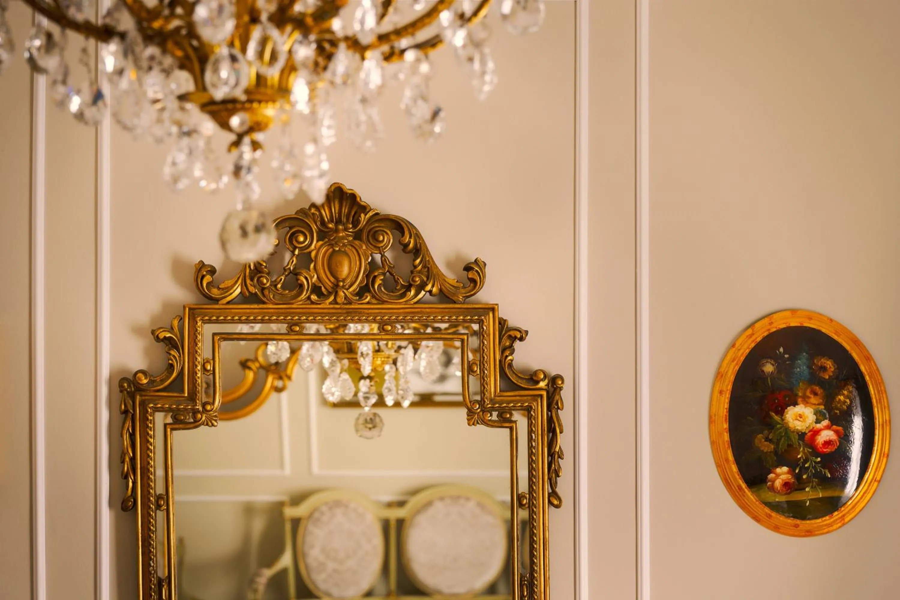 Decorative detail in B&B Palazzo Cerami