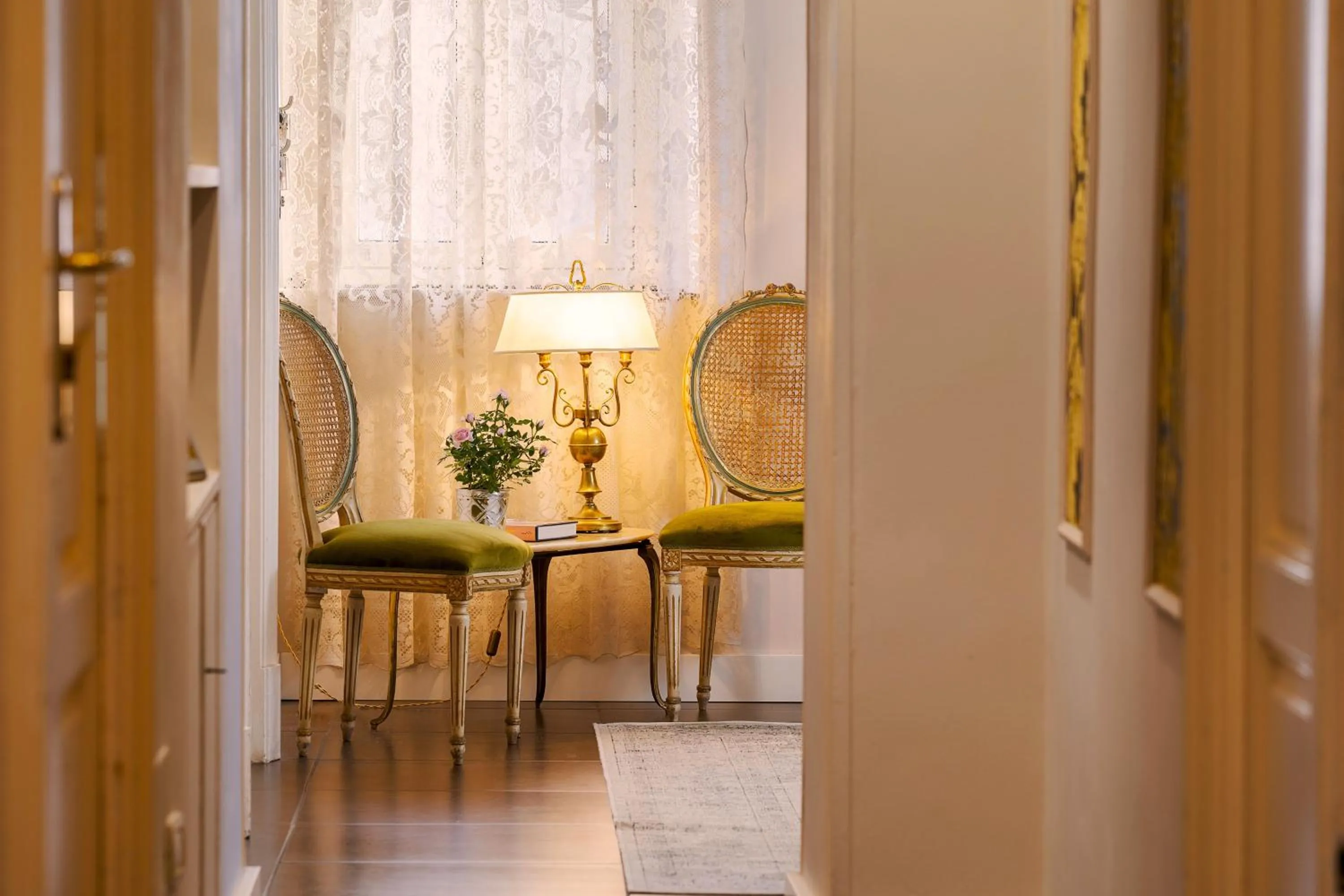 Decorative detail in B&B Palazzo Cerami