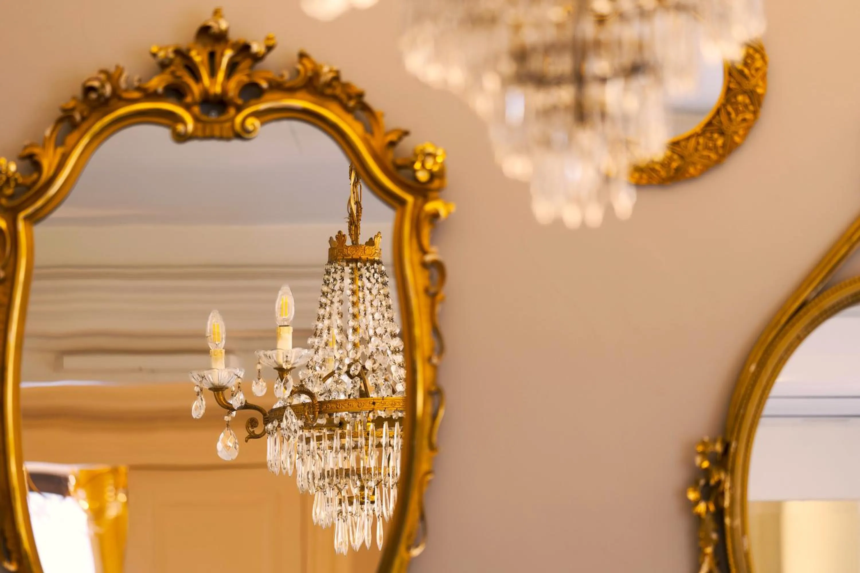 Decorative detail in B&B Palazzo Cerami