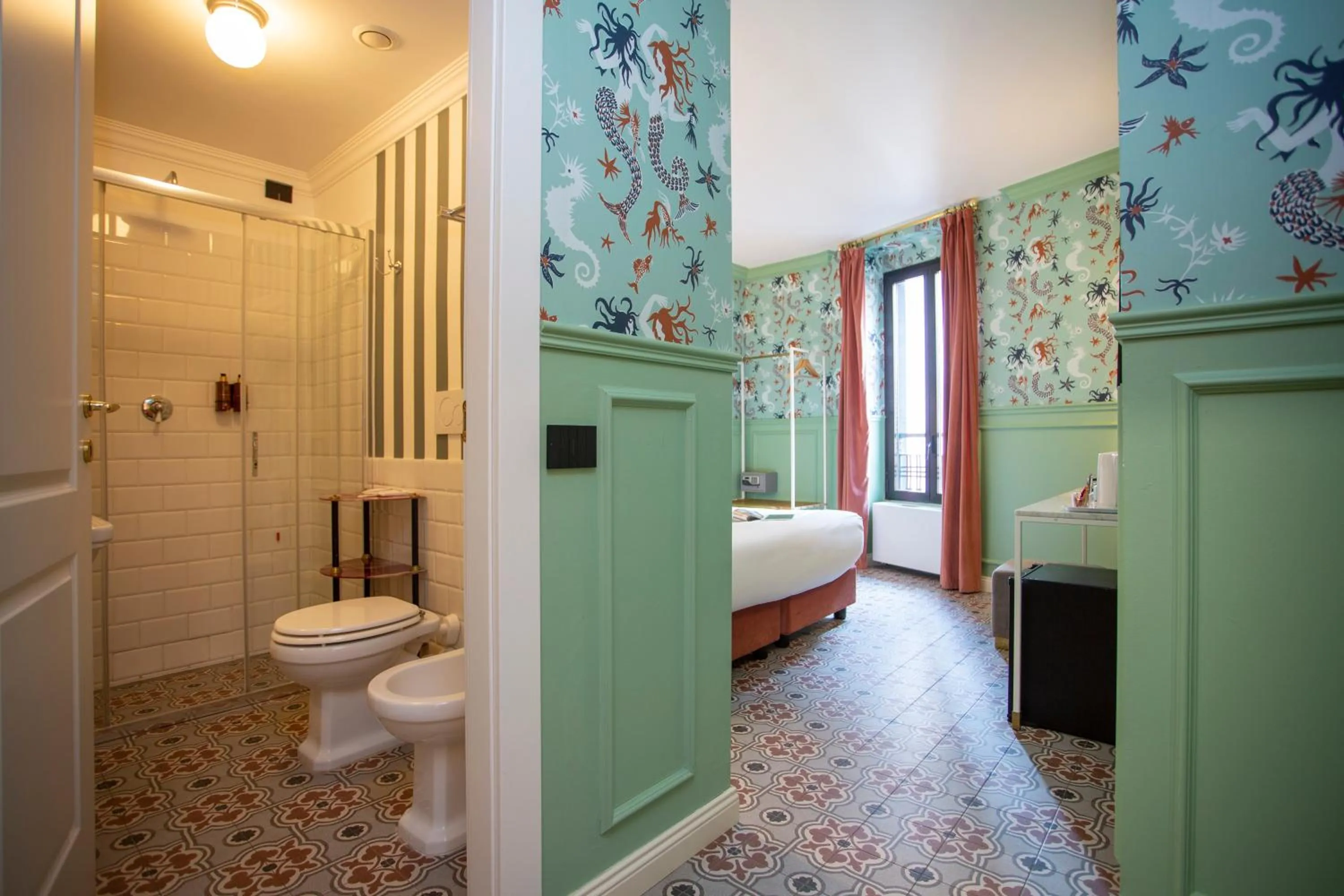 Photo of the whole room, Bed in Casual Eclettico Milano