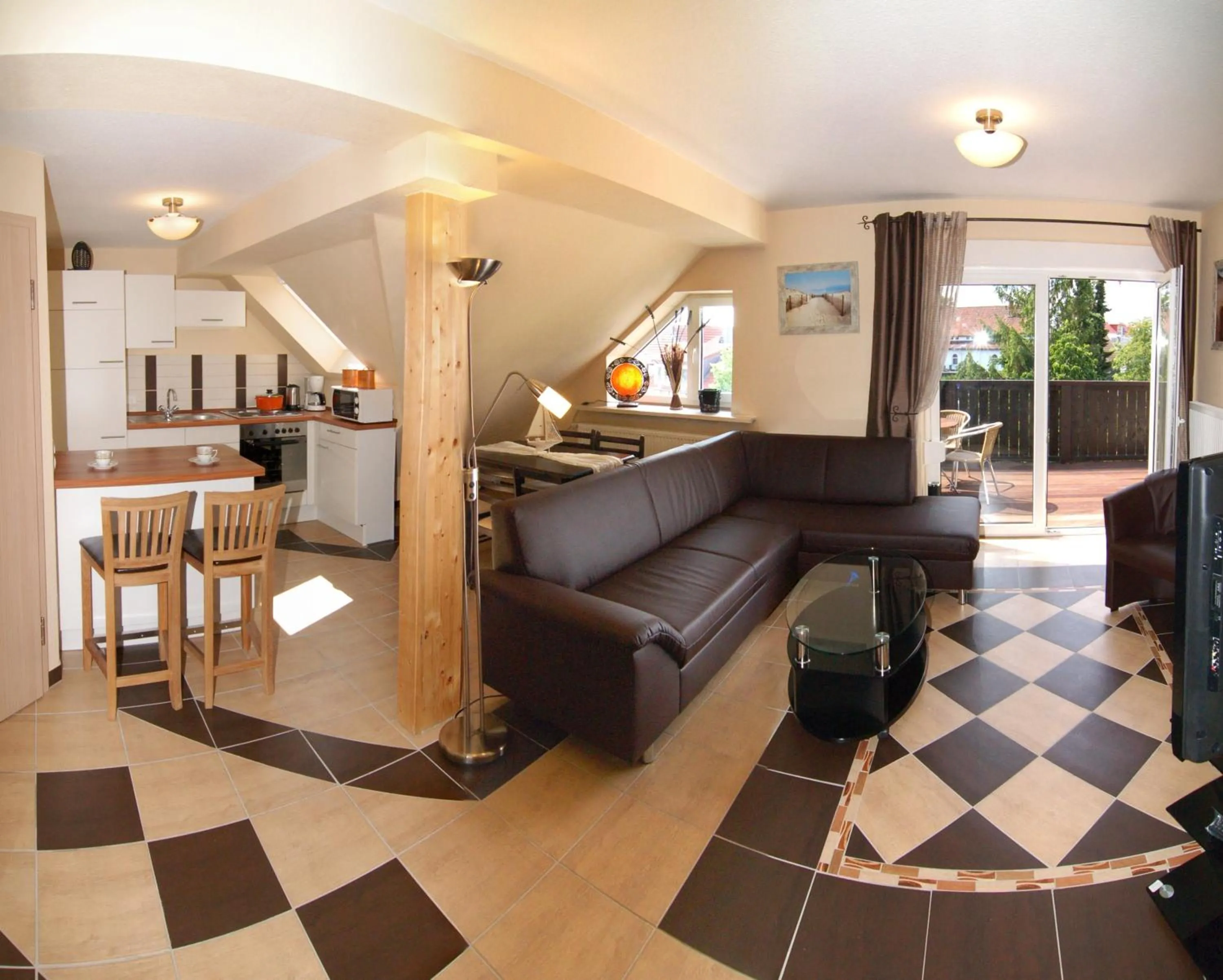 Apartment with Balcony in Nanis Hotel & Appartements