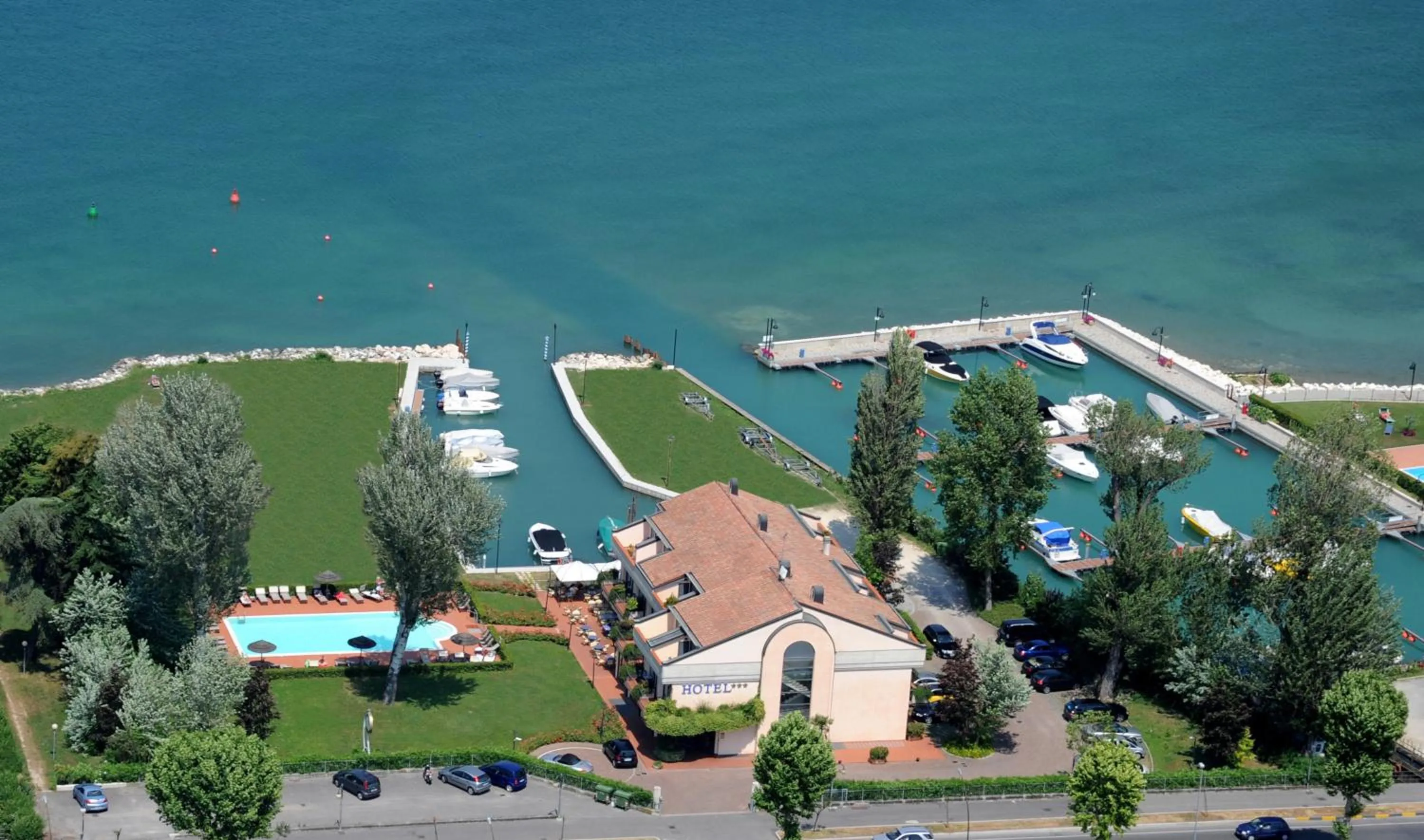 Bird's eye view in Yachting Hotel Mistral