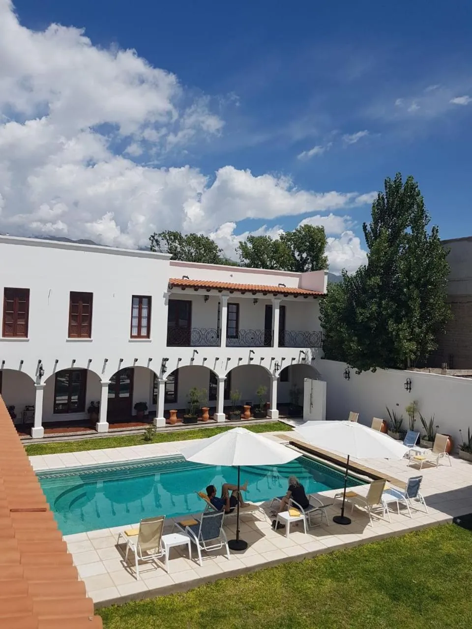 Pool view in Iraola Hotel Boutique