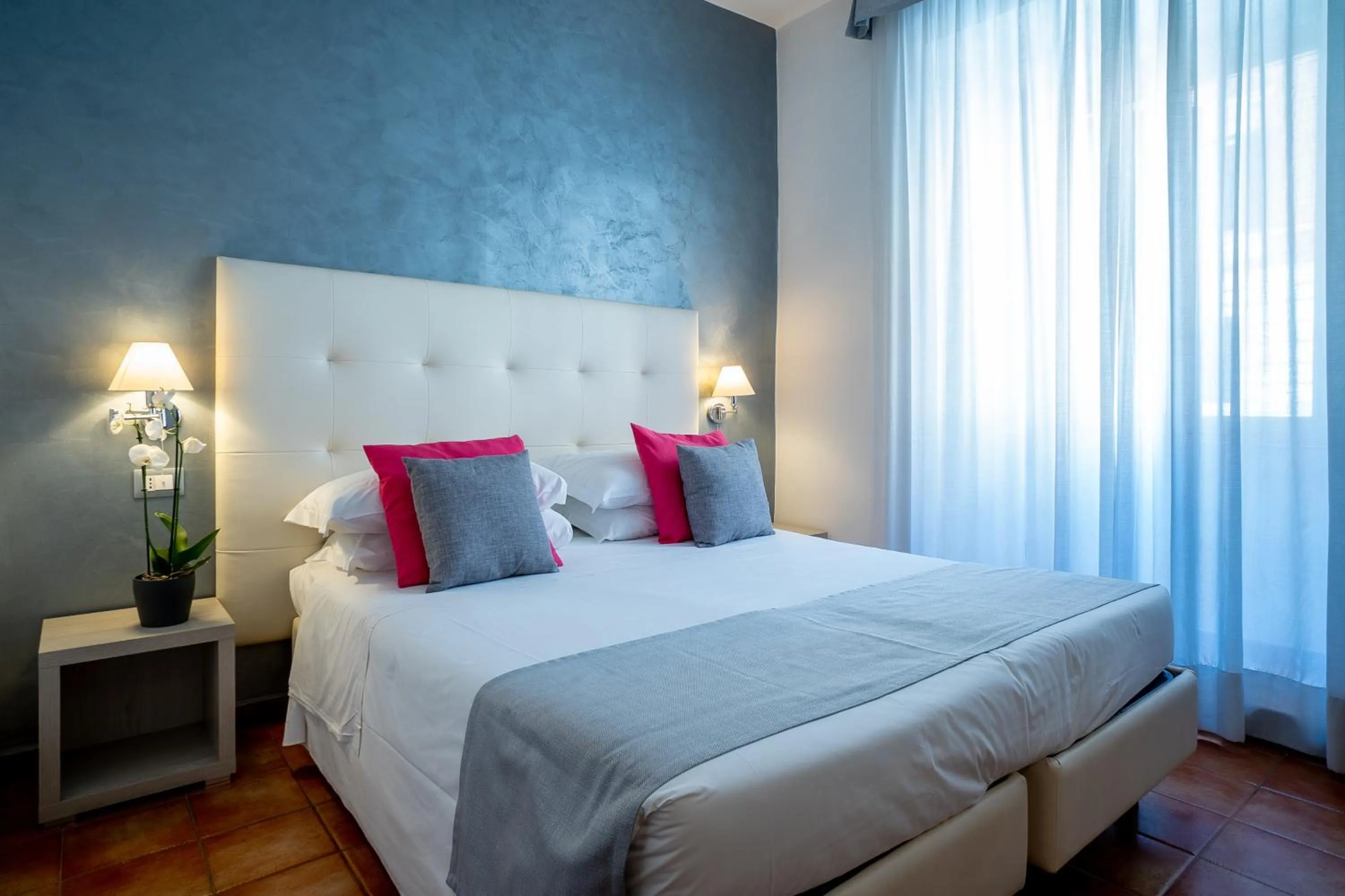 Bedroom, Bed in Hotel Gabriella