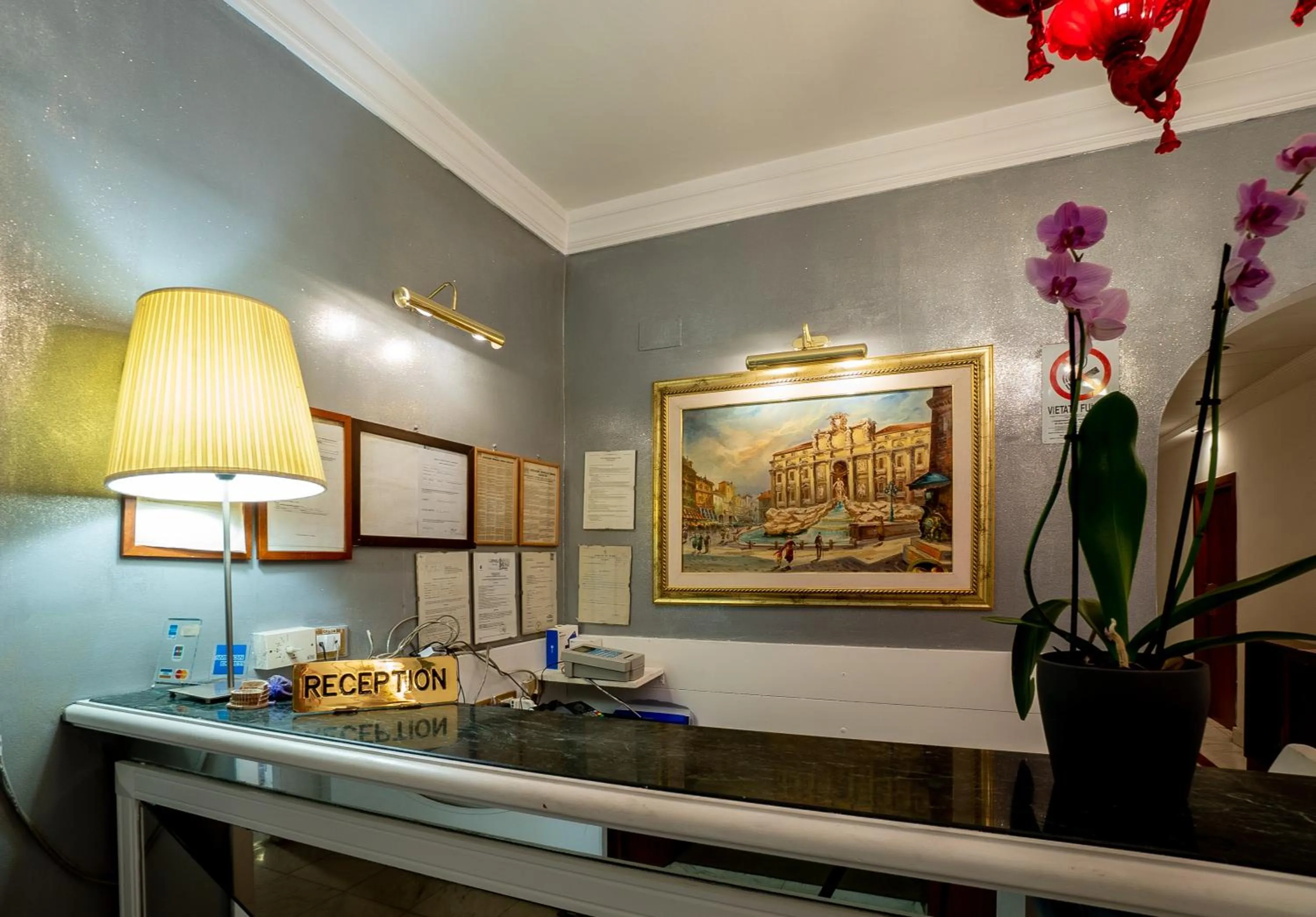 Lobby or reception in Hotel Gabriella