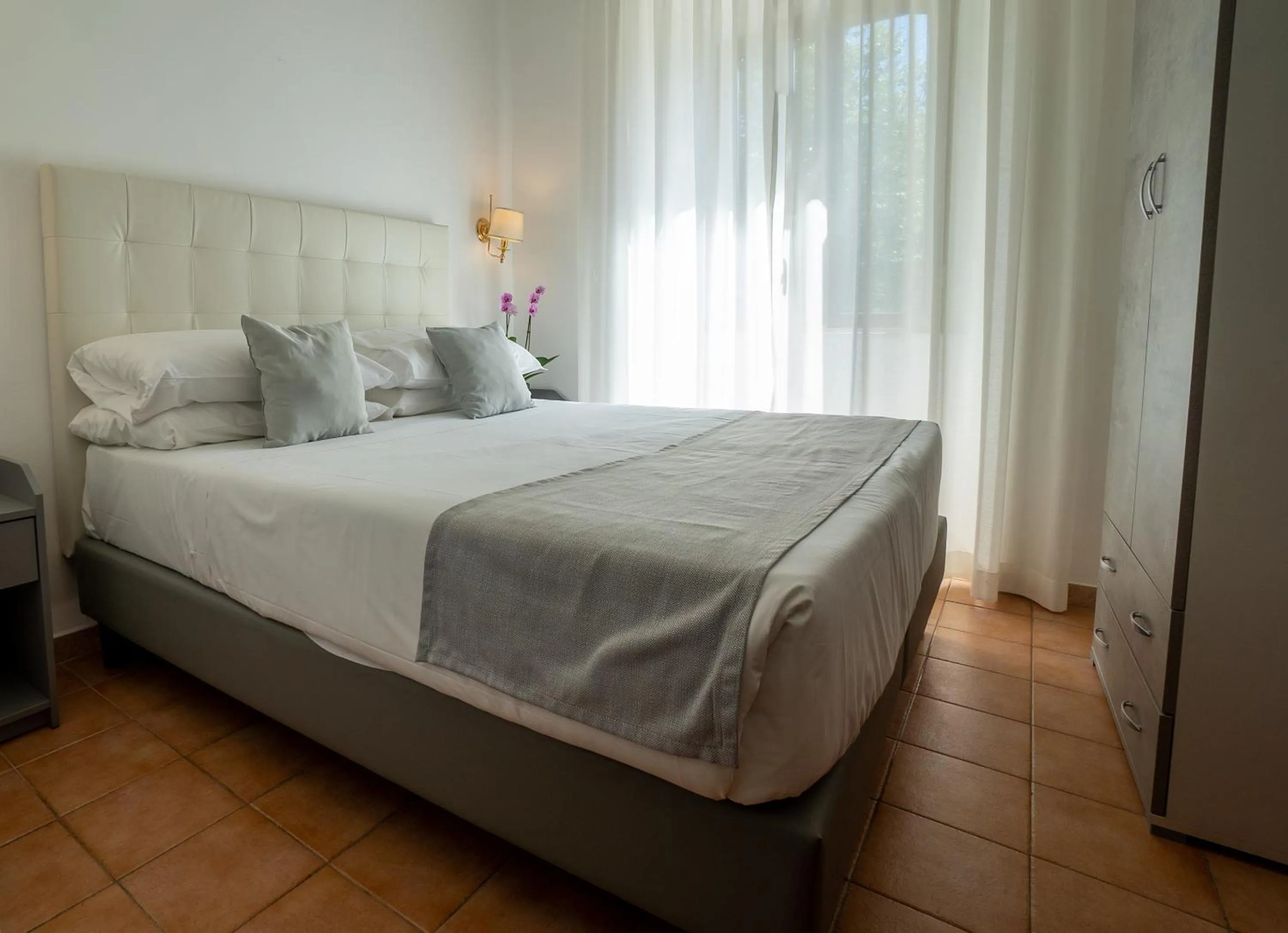 Bed in Hotel Gabriella