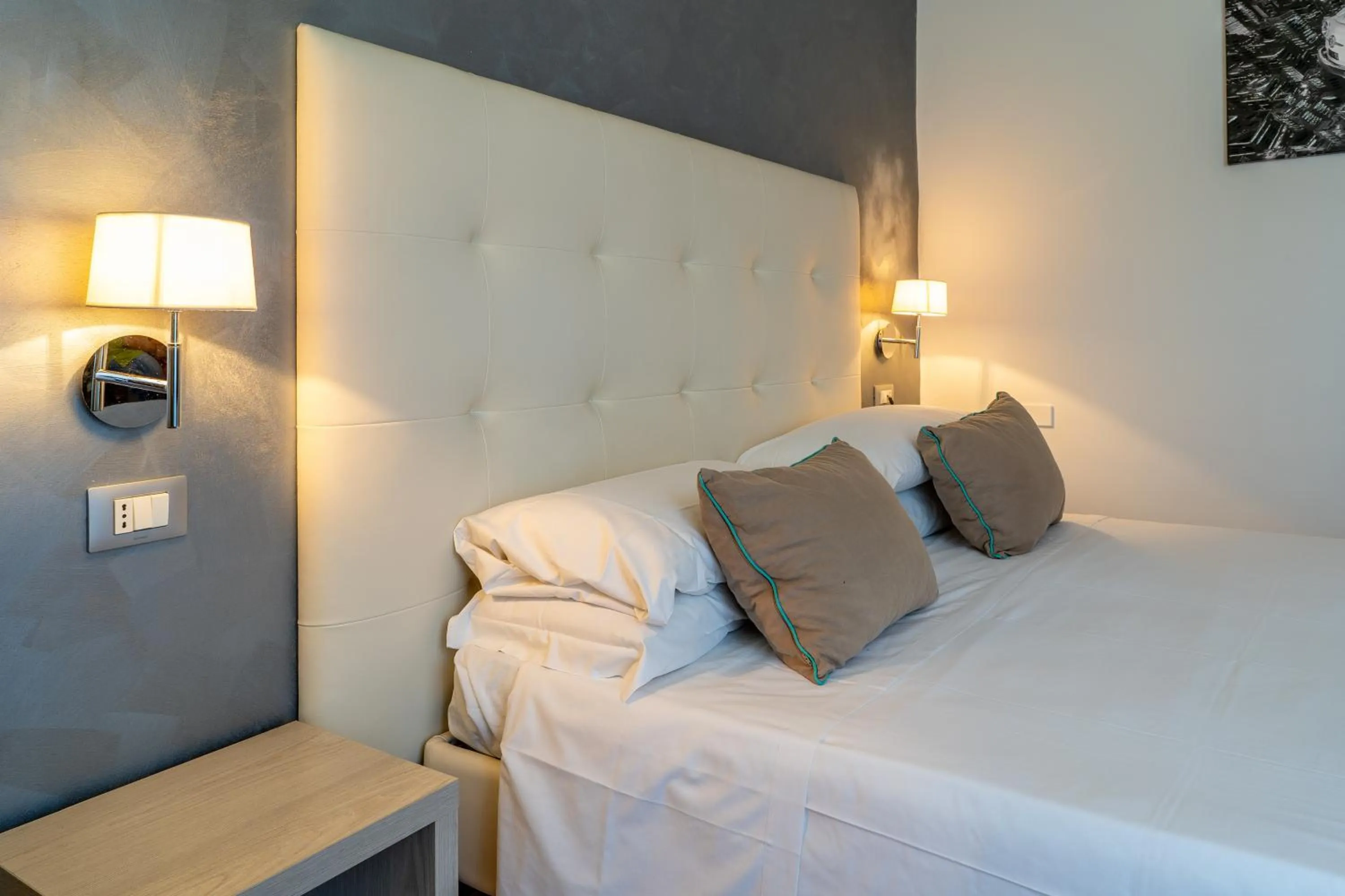 Bedroom, Bed in Hotel Gabriella