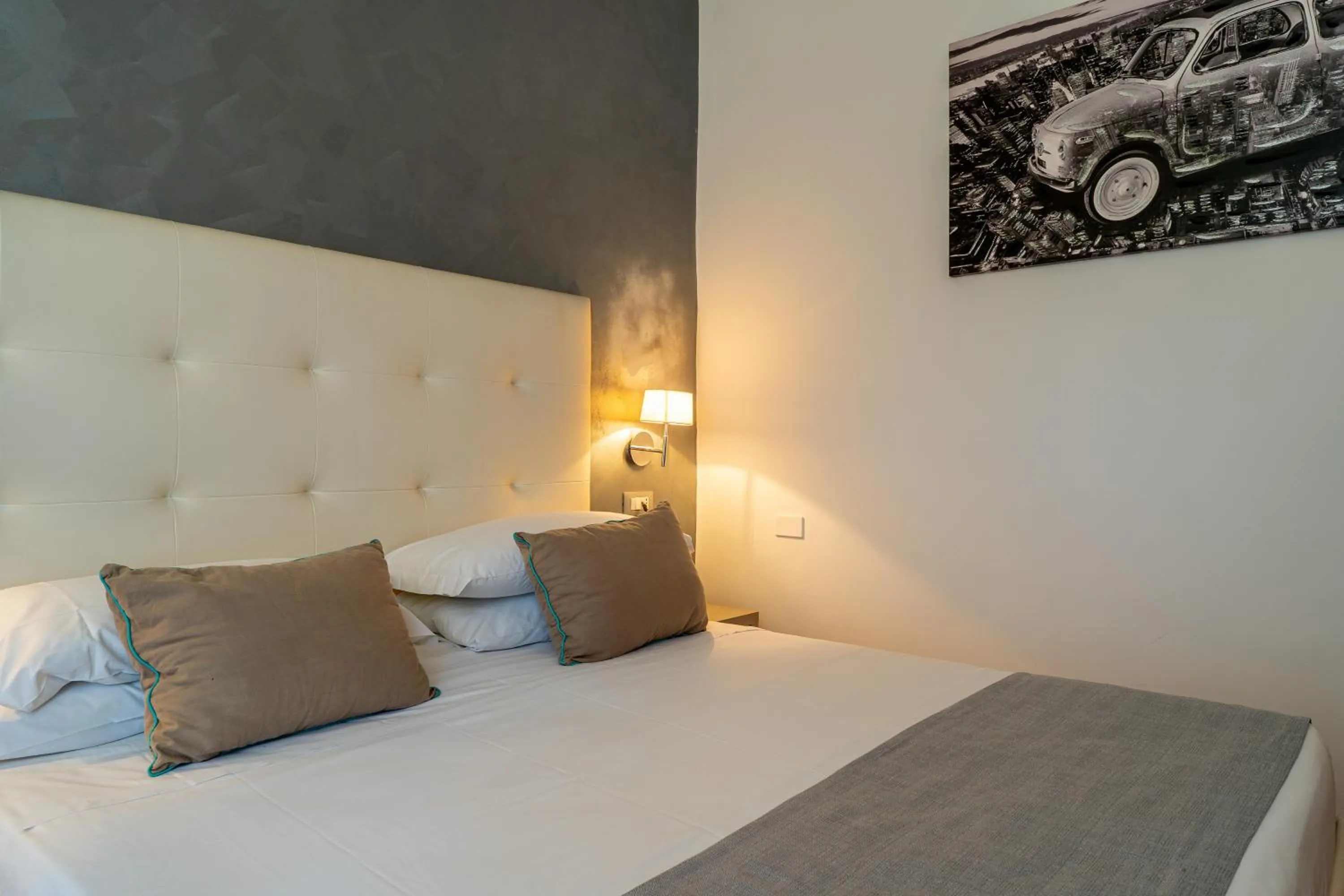 Bedroom, Bed in Hotel Gabriella