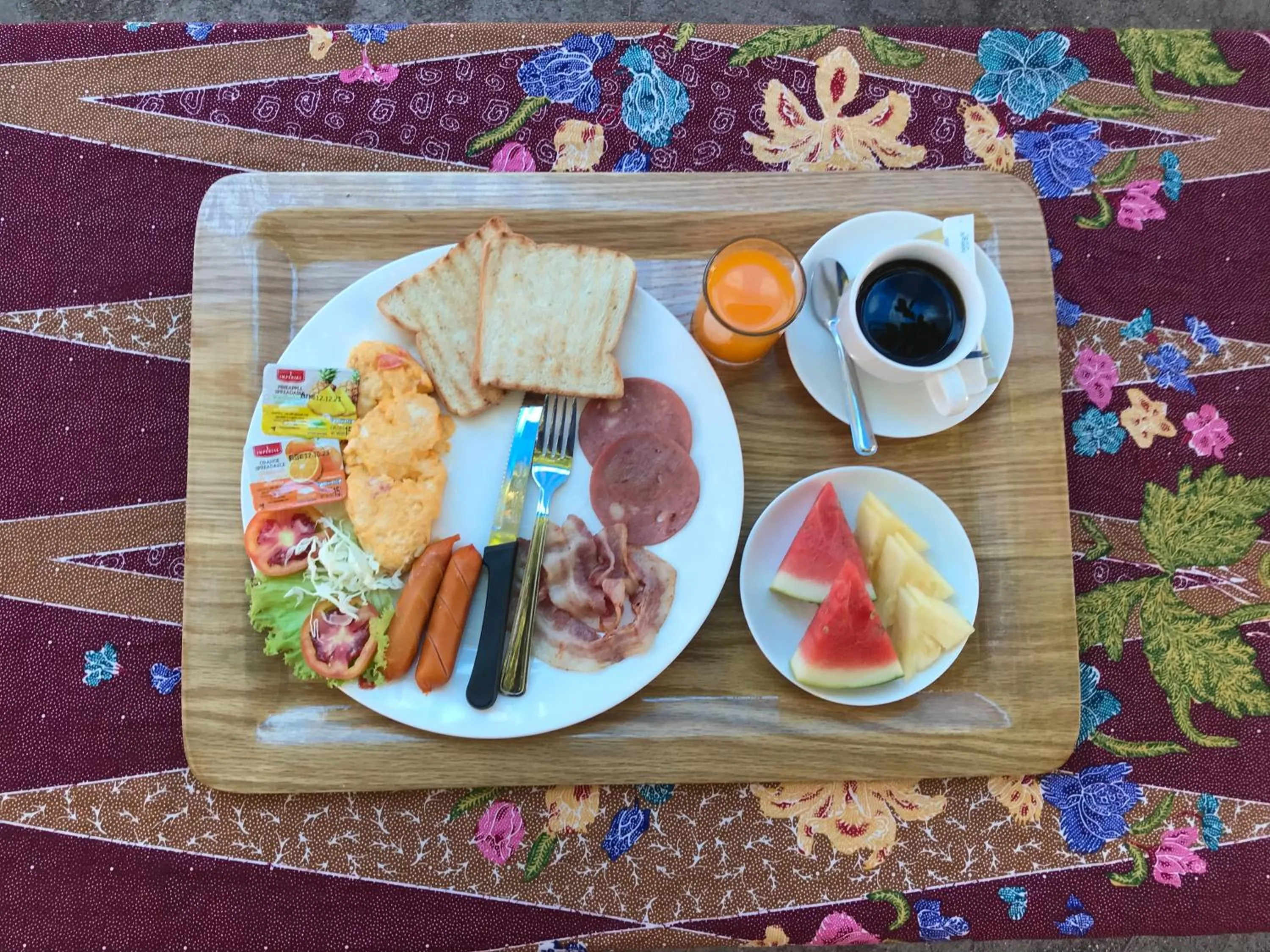 Breakfast in Lipe Garden Beach Resort