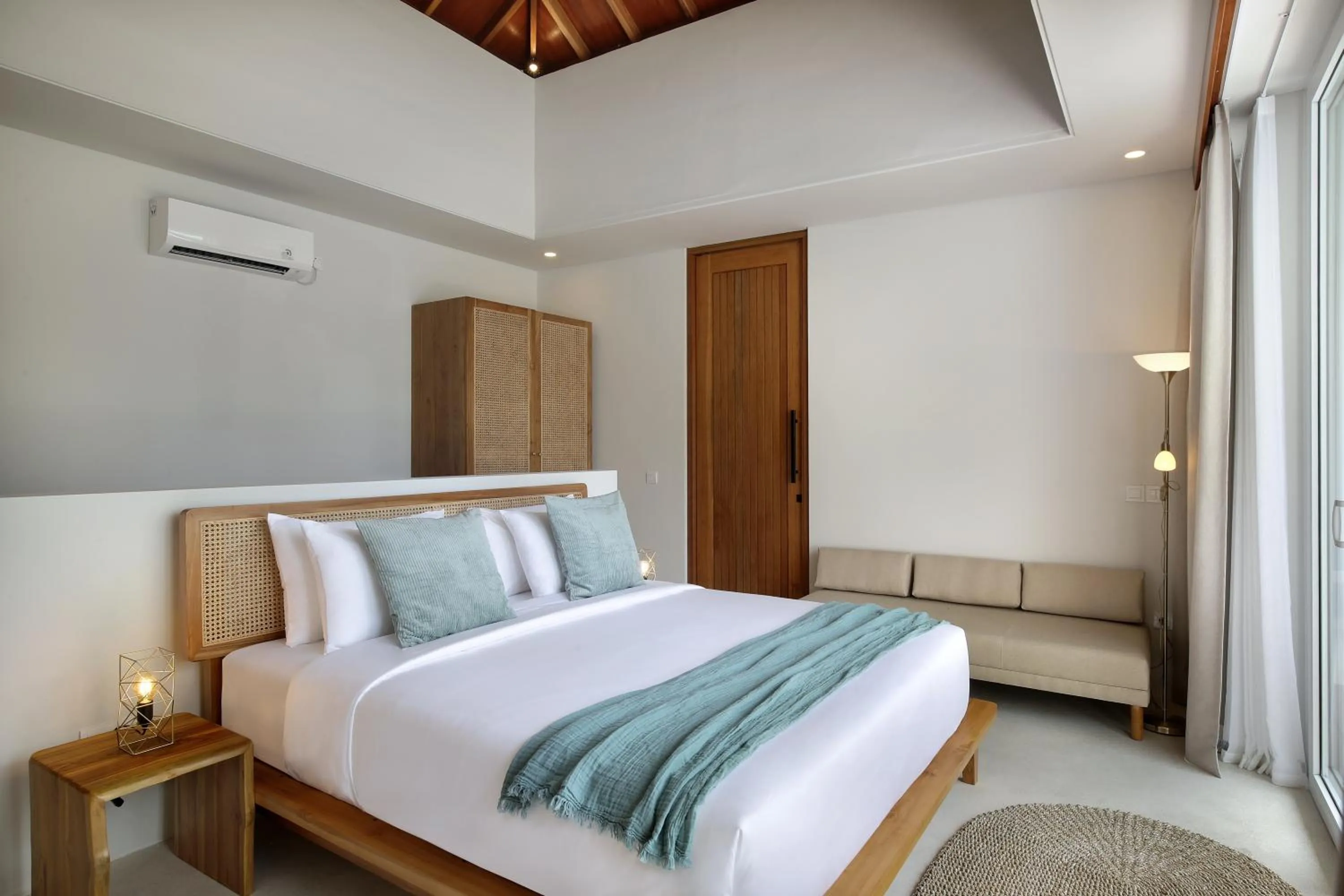 Bedroom, Bed in Adults-Only Luxury Studio Private Pool & Free Gym