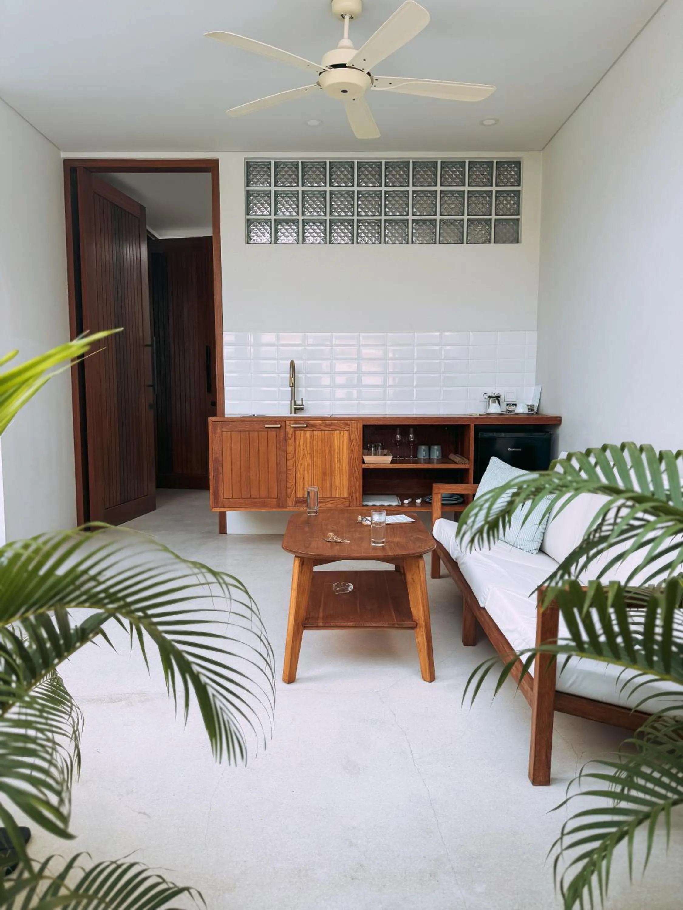 Seating area in Adults-Only Luxury Studio Private Pool & Free Gym