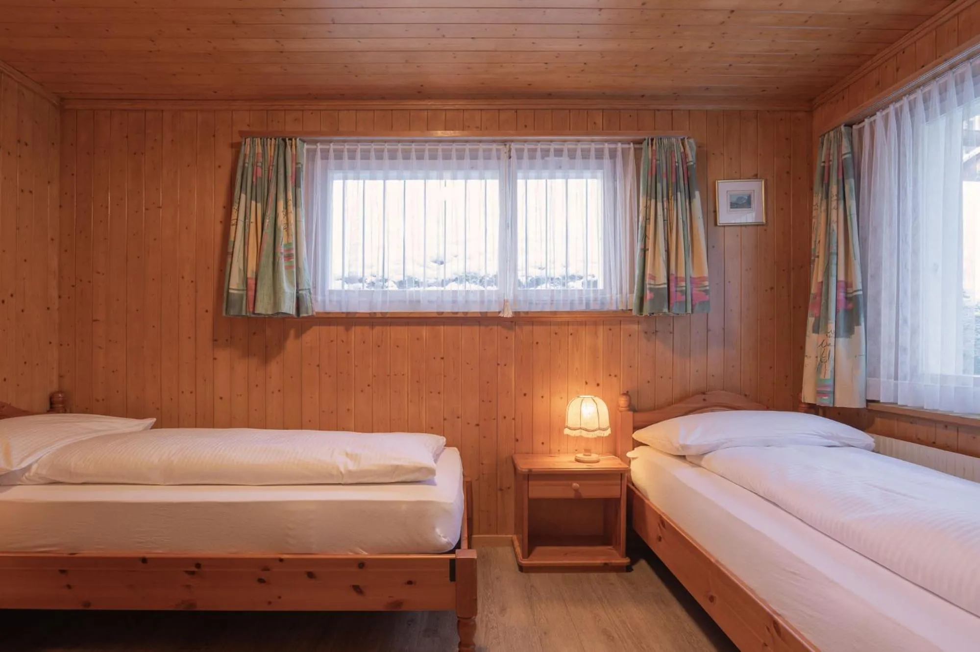 Bedroom, Bed in Apartment Jungfrau Lodge