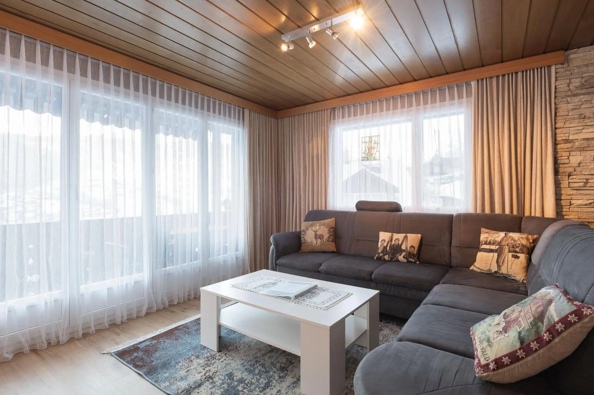 Living room in Apartment Jungfrau Lodge