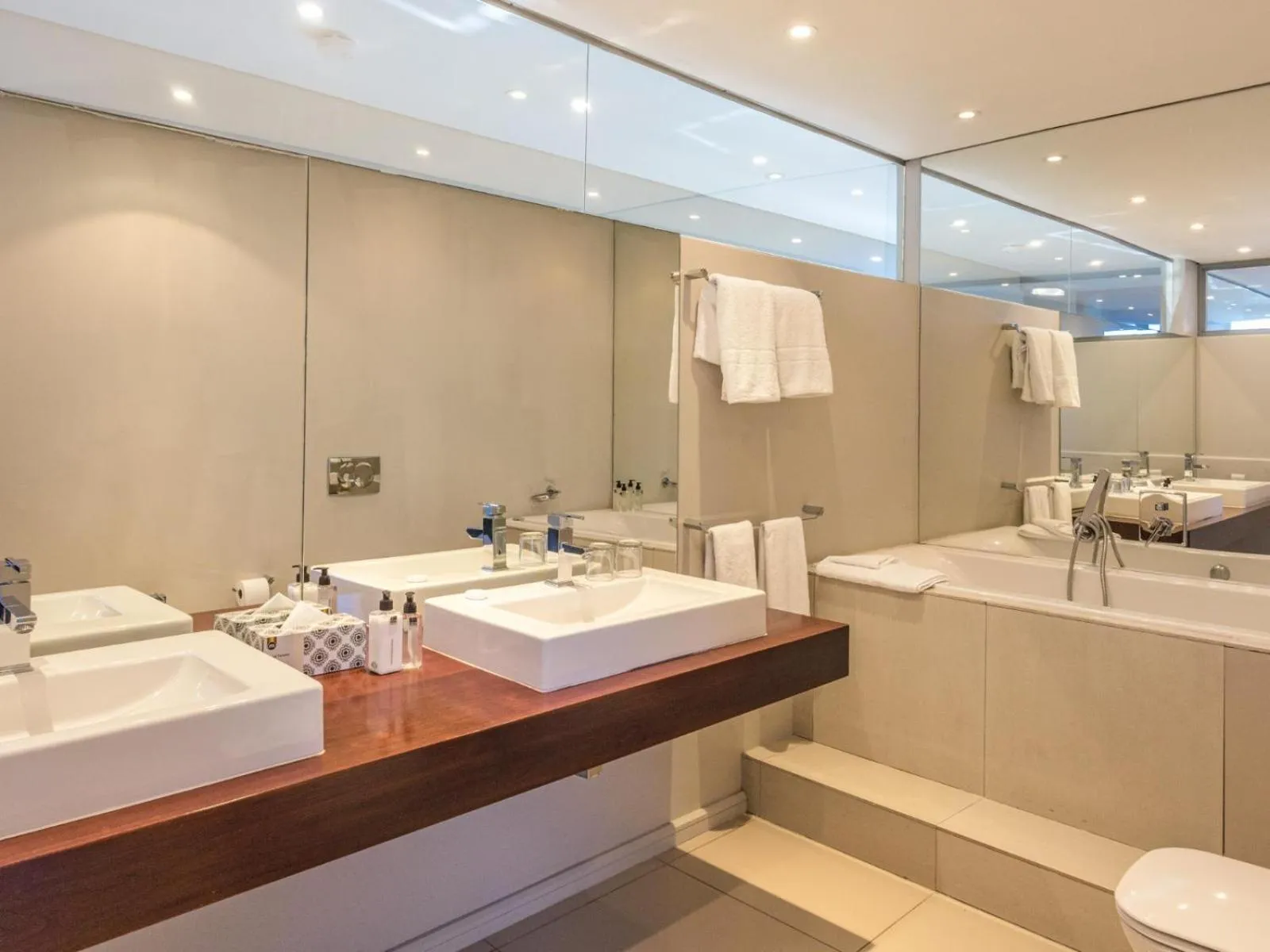 Bathroom in Infinity Self Catering Apartments