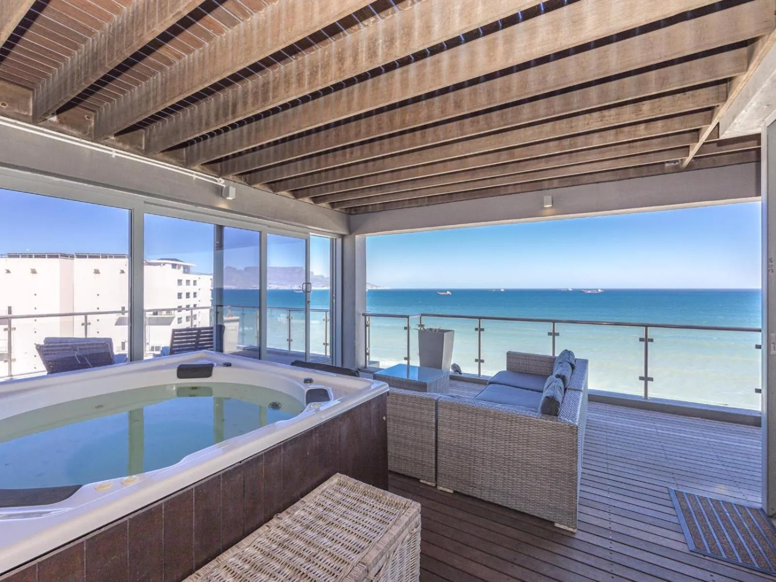 Patio in Infinity Self Catering Apartments