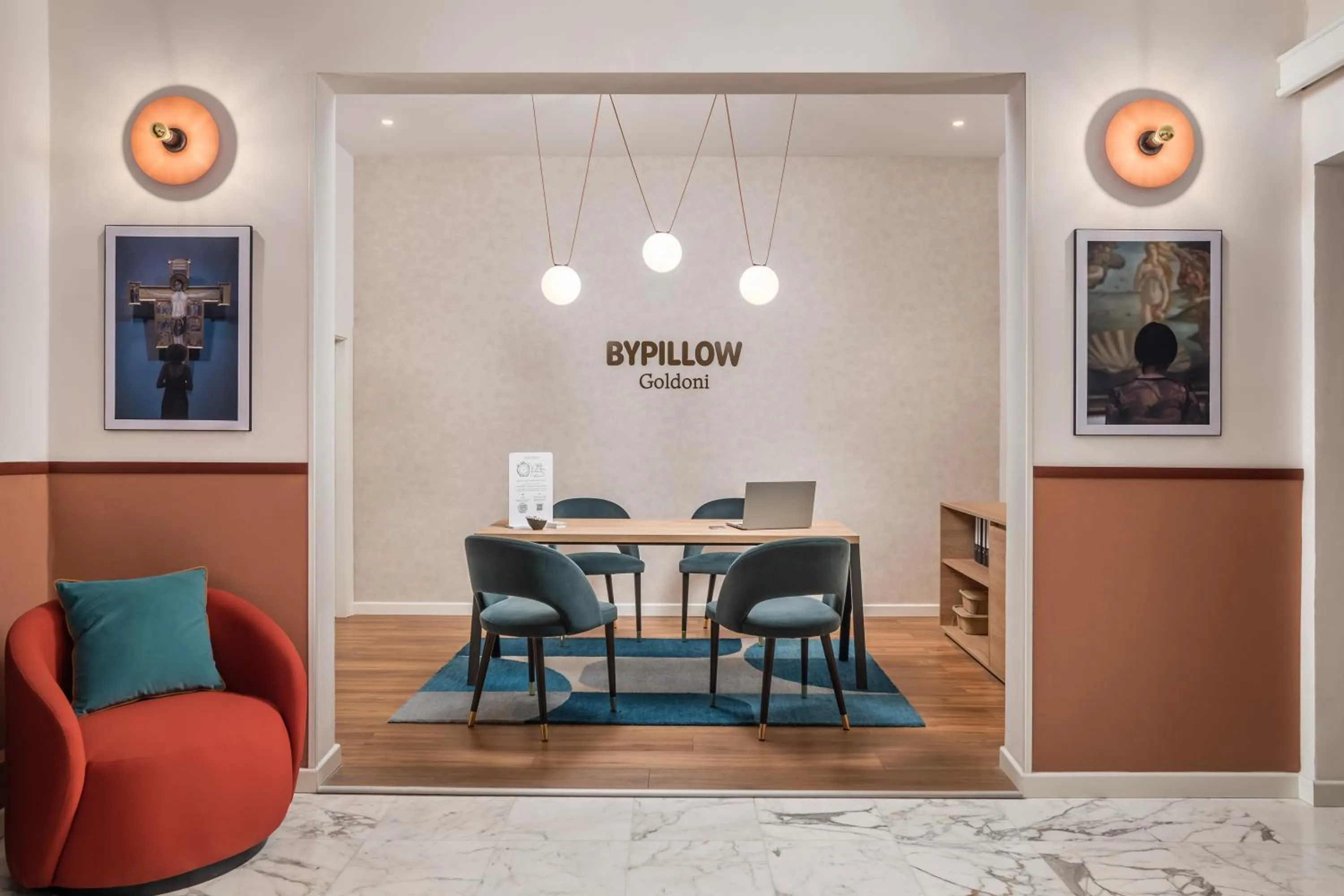 Lobby or reception in BYPILLOW Goldoni