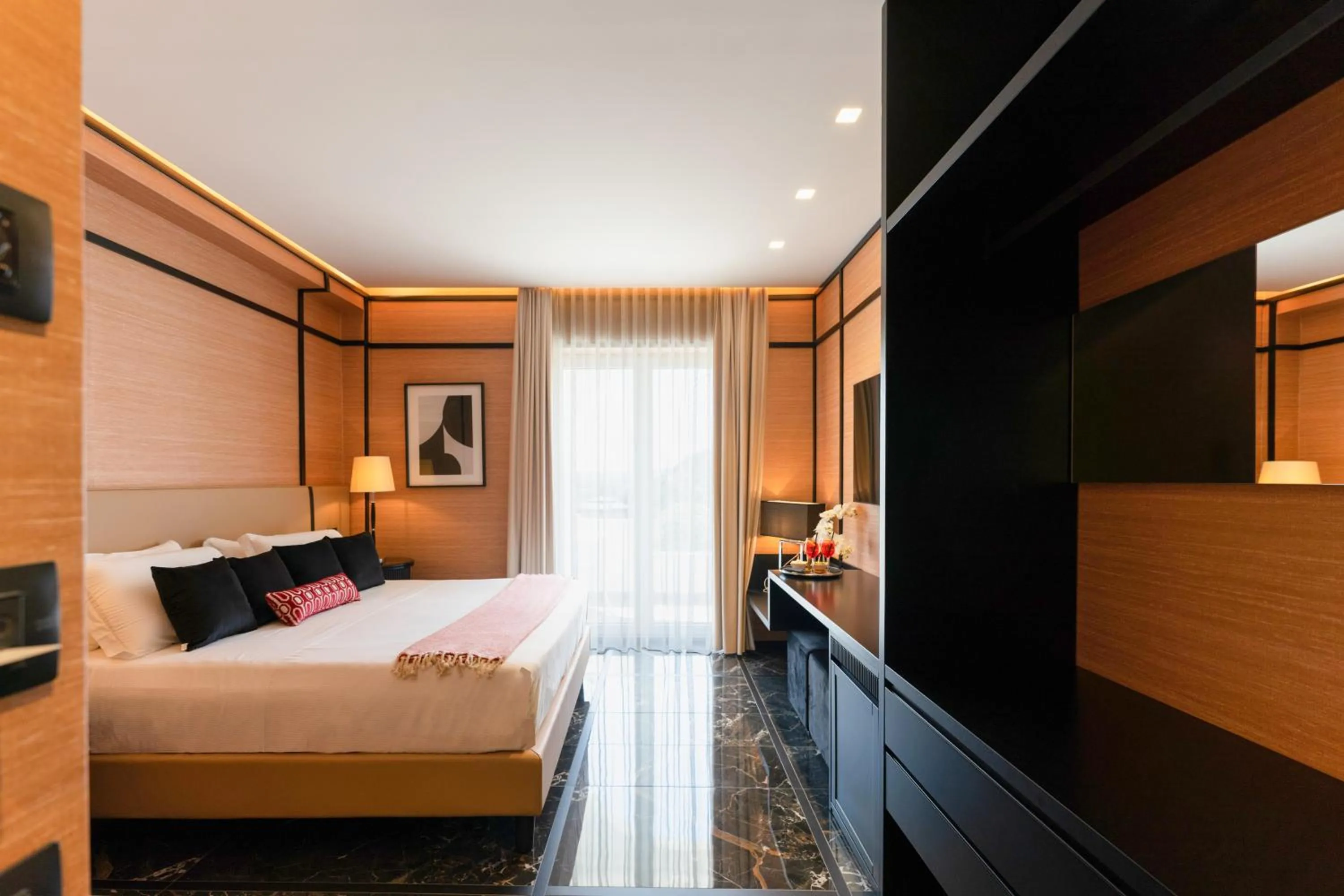 Bedroom, Bed in Hotel Il Gabbiano