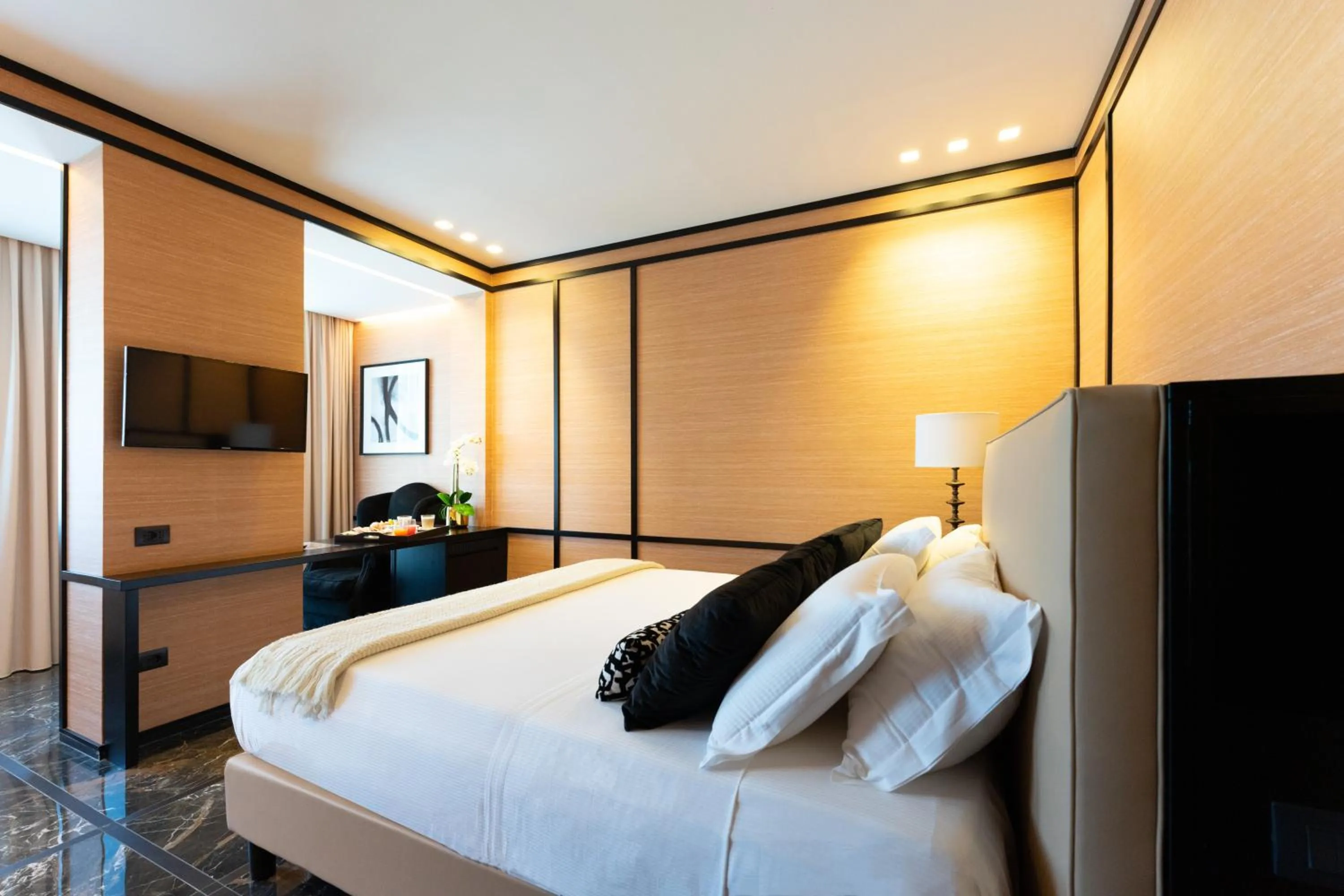 Bedroom, Bed in Hotel Il Gabbiano