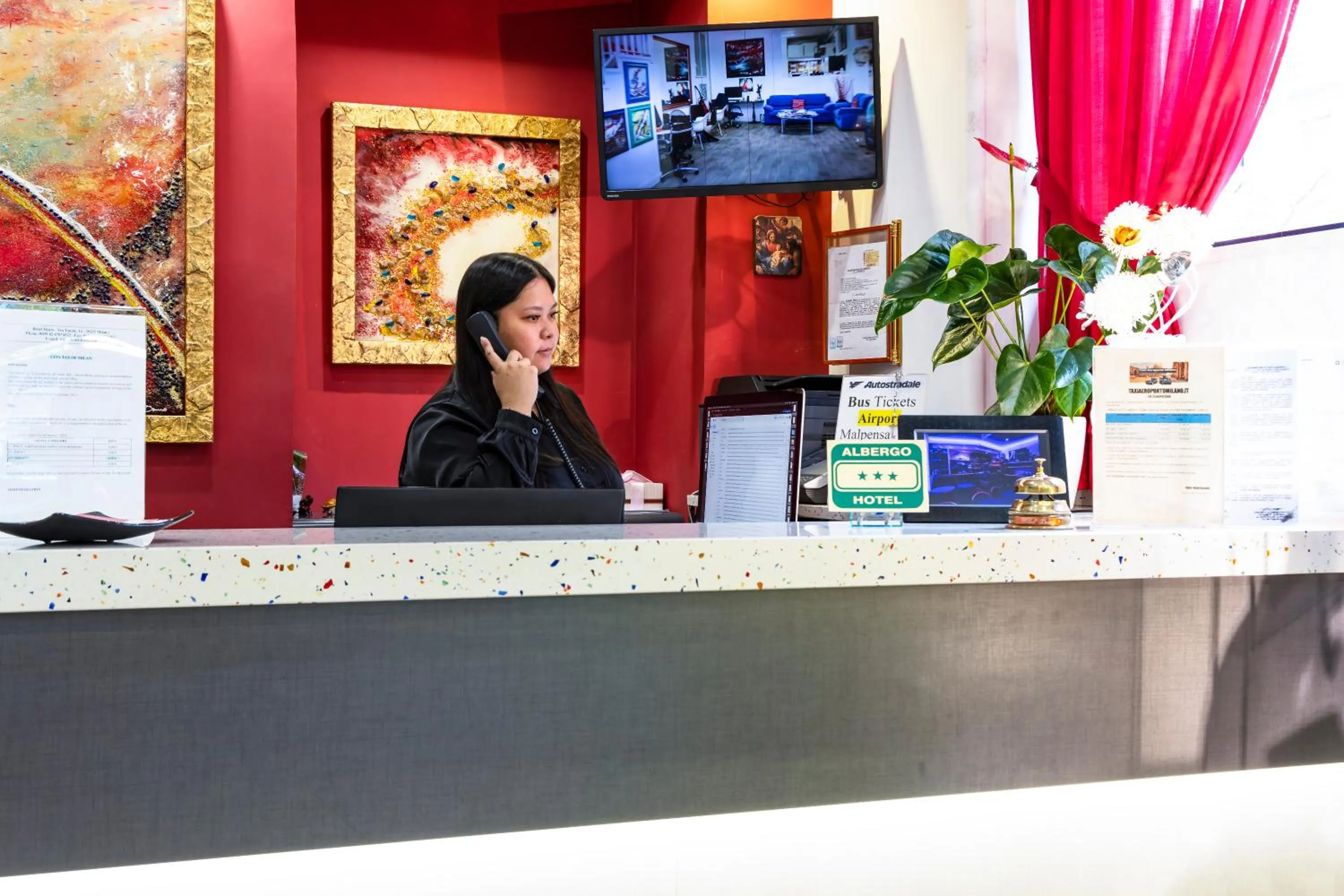 Lobby or reception in Hotel Demo'